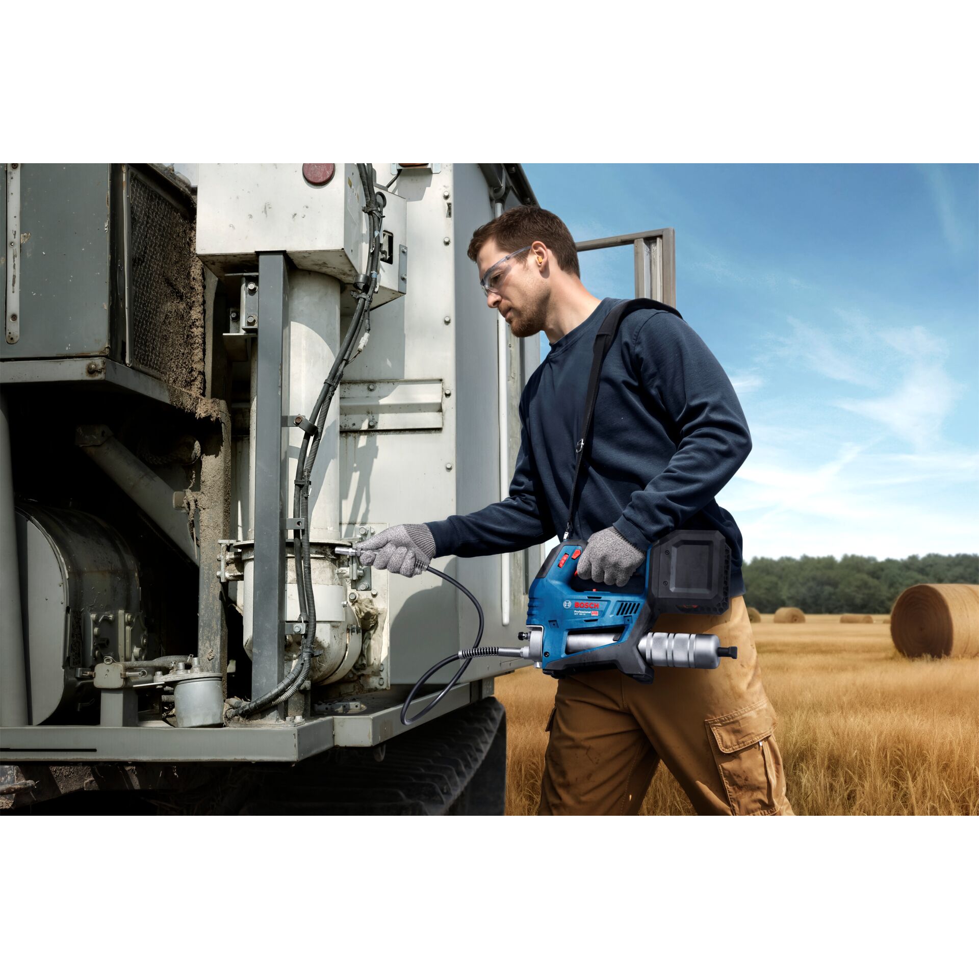 Person, Arbeiter, Handschuh, Hosen, Mann