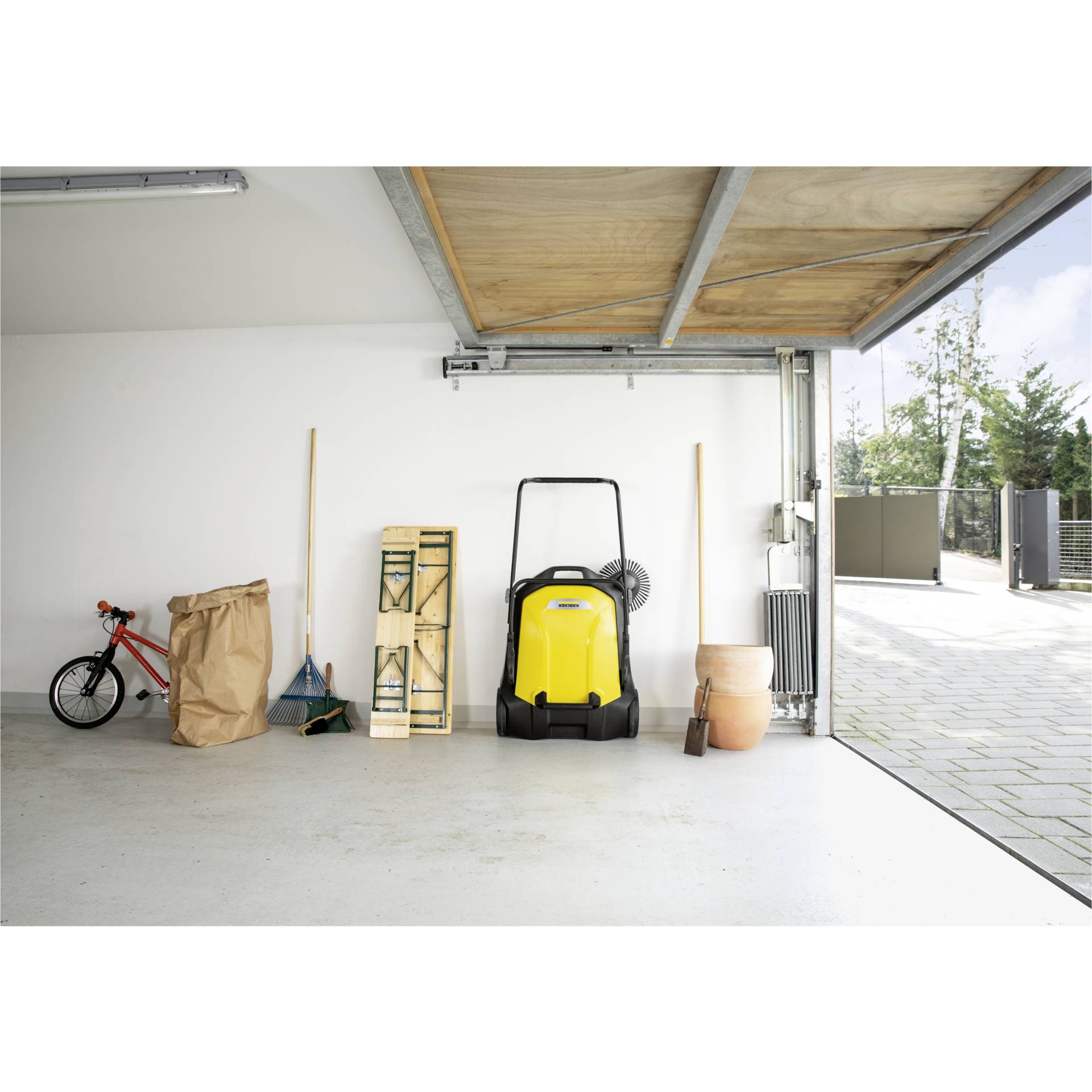 Drinnen, Innenarchitektur, Garage