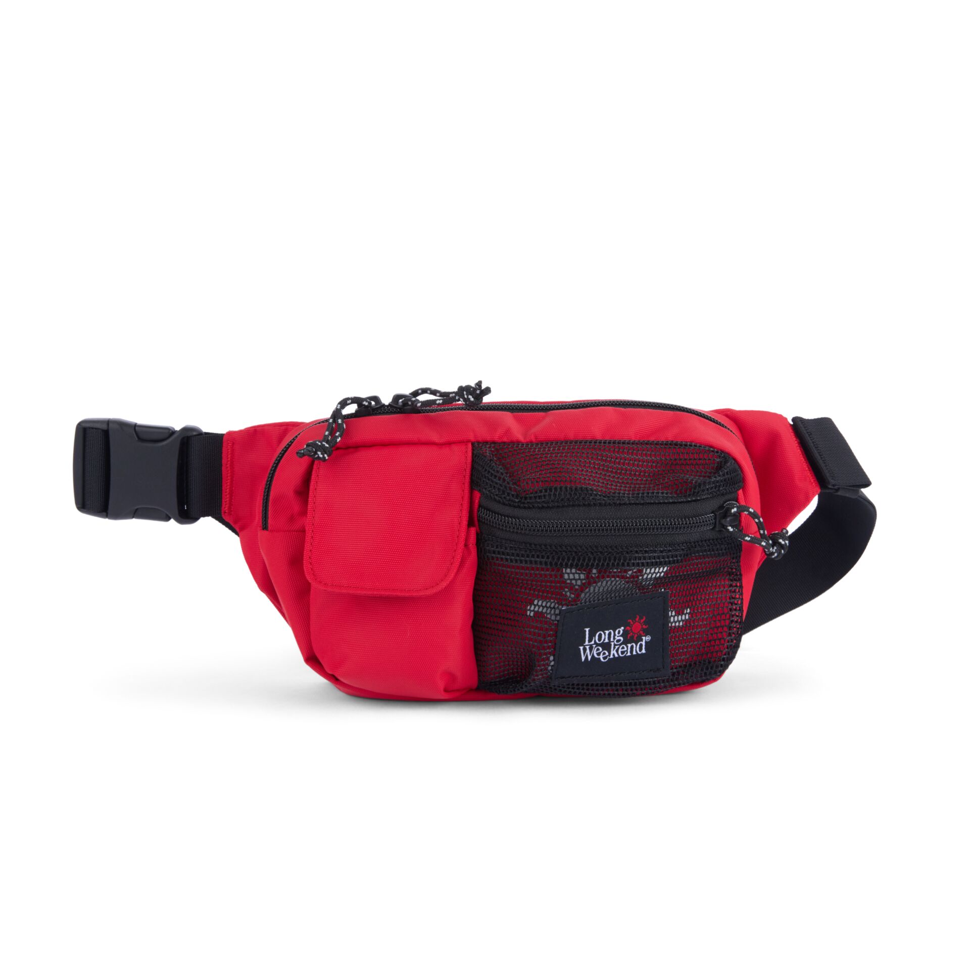 Taschen, Gürteltasche, Roter Farbton, Mesh-Tasche, Reißverschluss