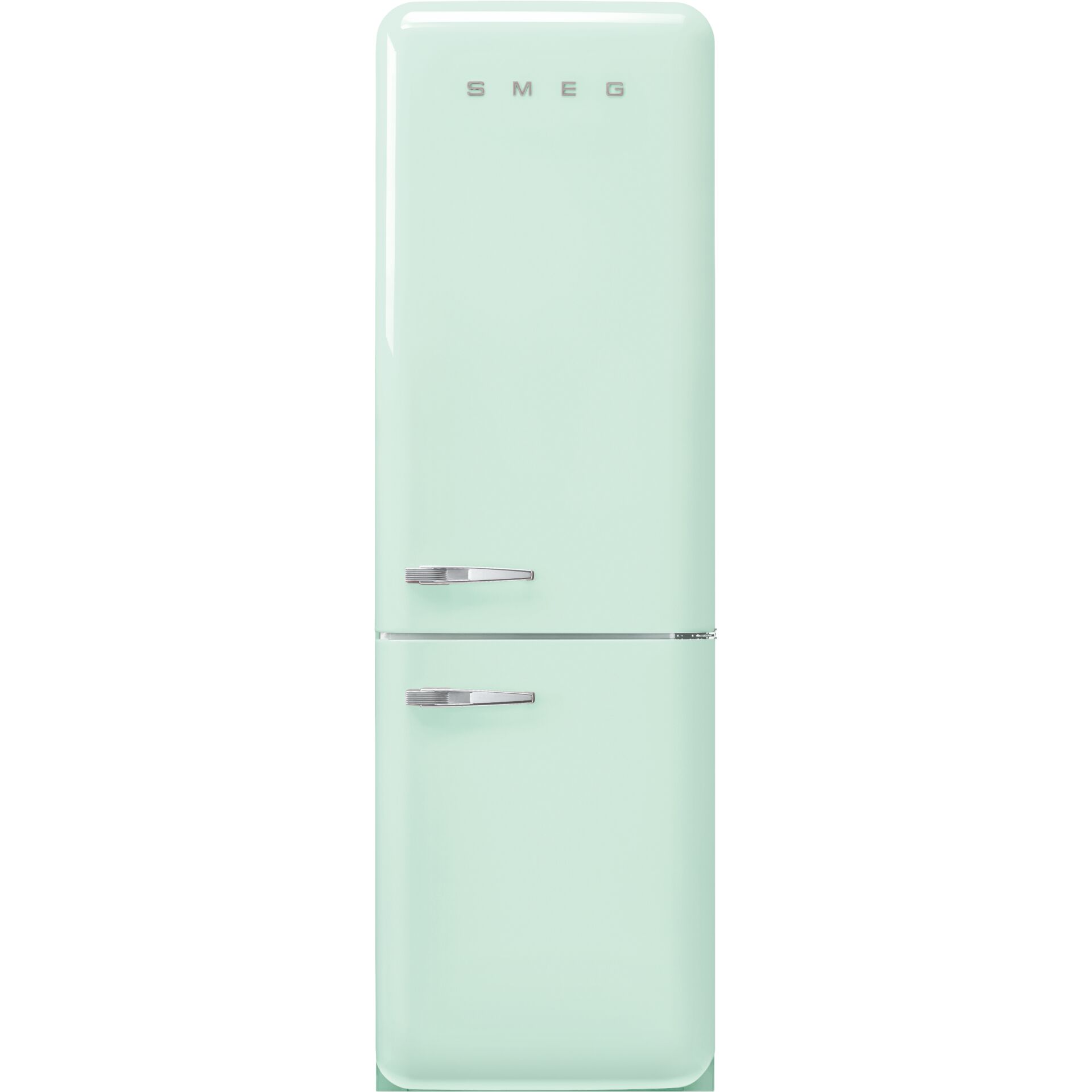 Kühlschrank, Kühl-Gefrierkombination, Mintgrün, Retro-Stil, Energiesparend