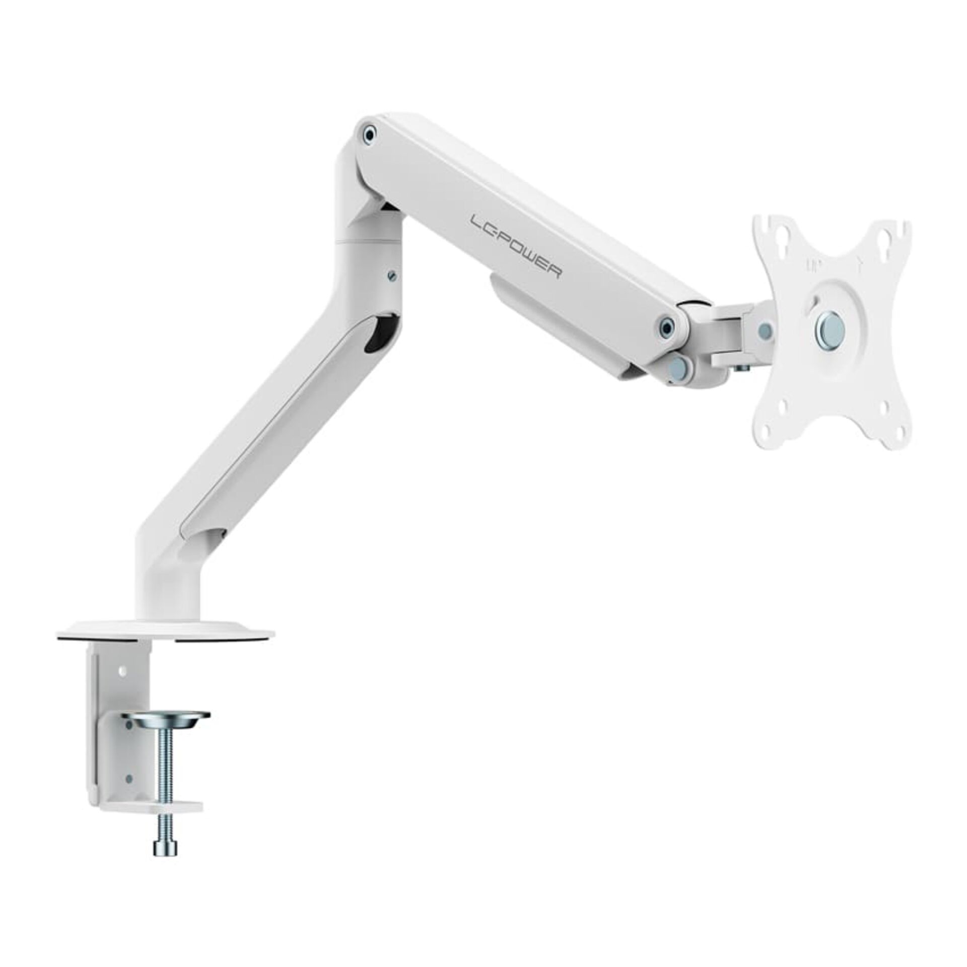 monitorarm, articulated, Gas-Spring, mount, weiß
