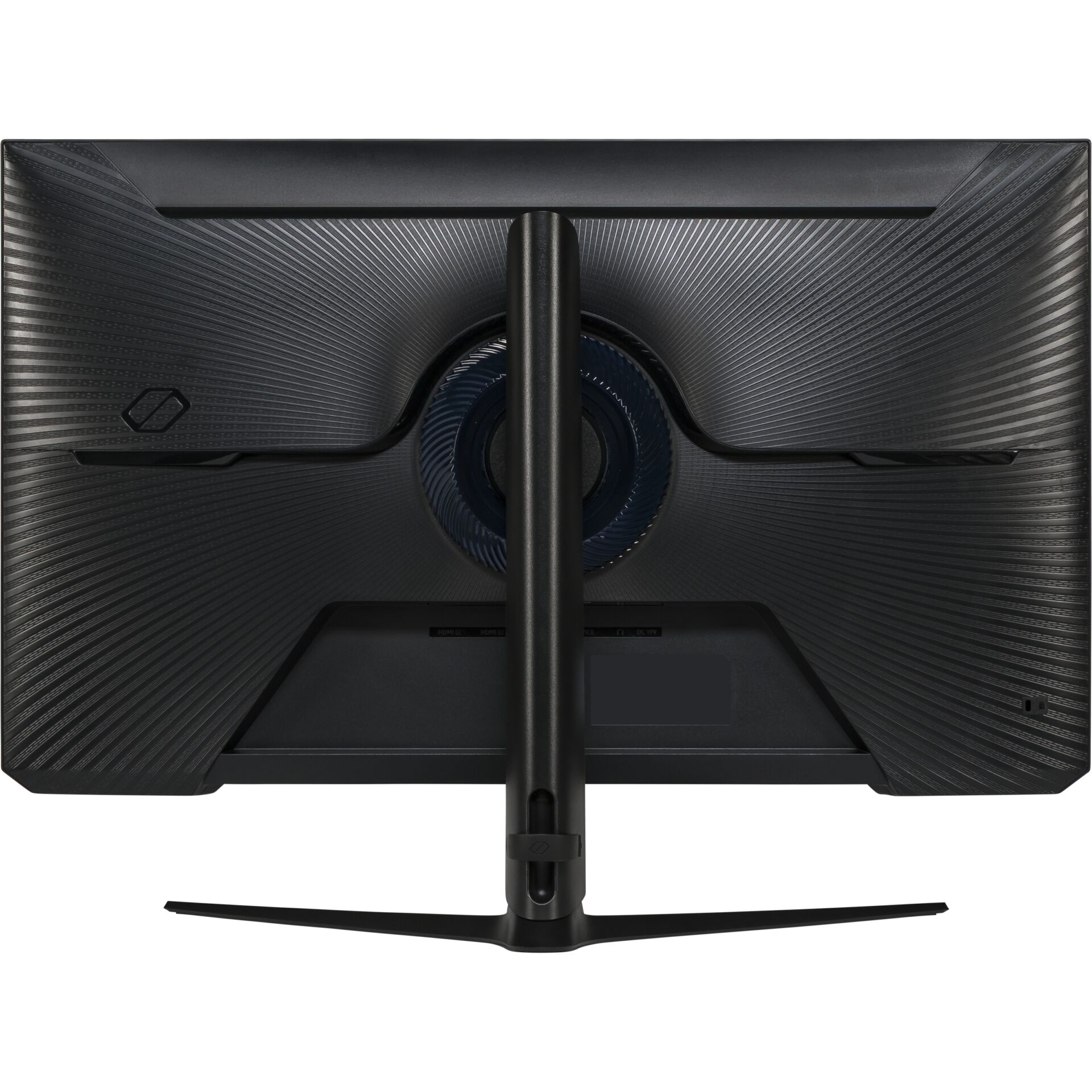 Monitor, LED, Schwarz, Rückseite, Ständer
