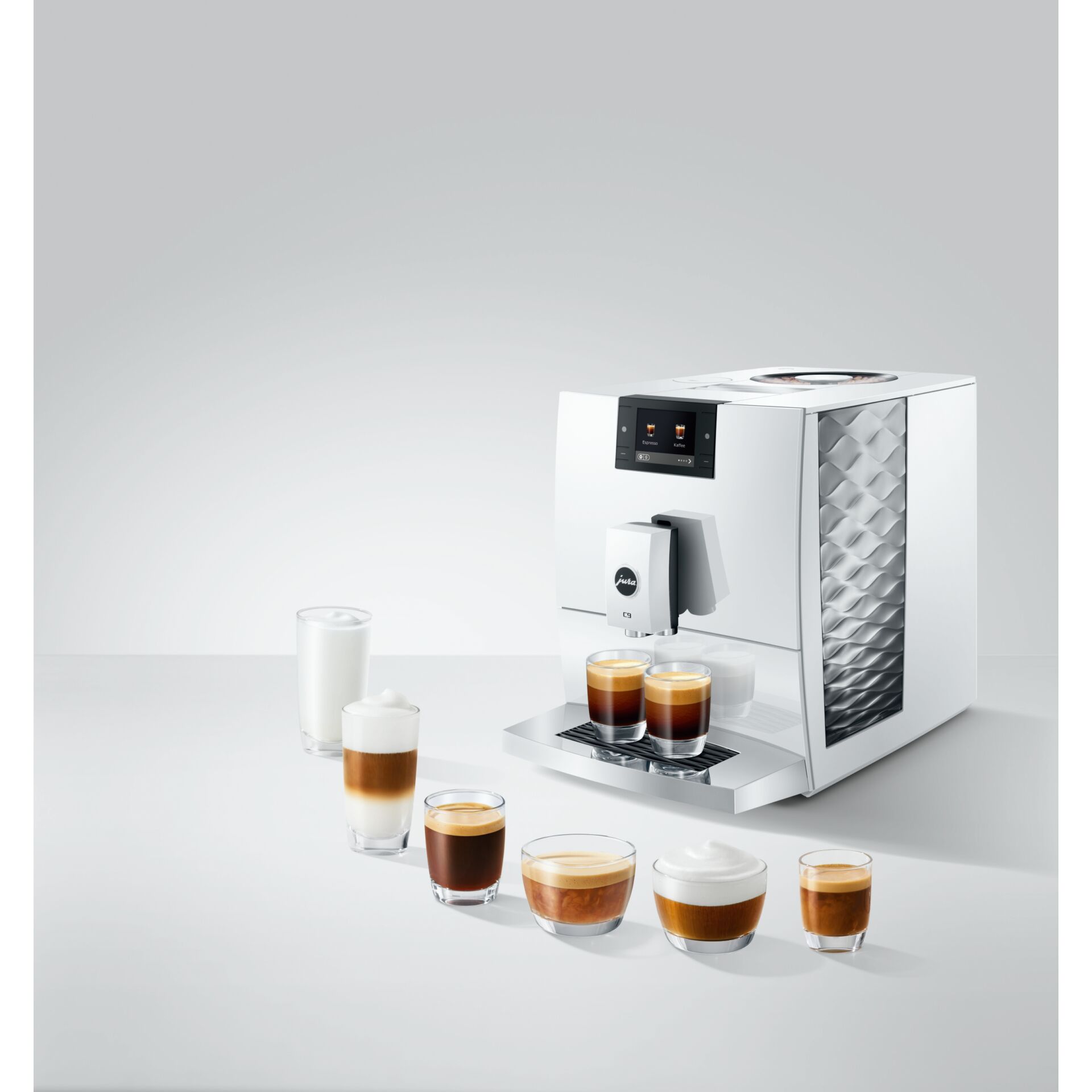 Kaffeemaschine, Espressomaschine, Milchschaum, Kaffeegetränke, Gründknopf