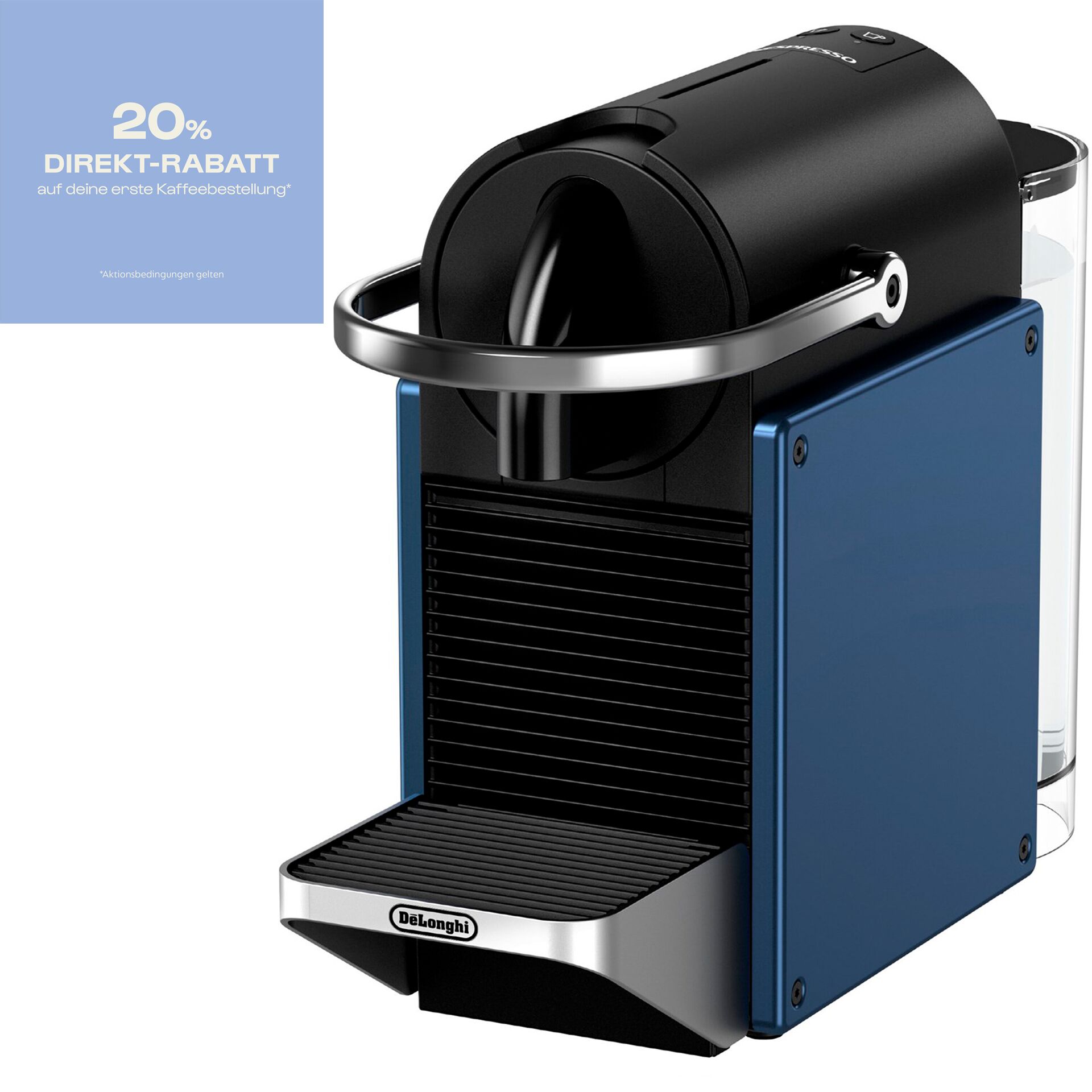 Postfach, Kaffeevollautomat, Kaffeemaschine, Kapselspender, Industrielle Kaffeemaschine, Blaue Front, Kaffeemaschine, Kaffeezubereitung, Kapselmaschine, Edelstahl, Blau, Kaffeemaschine, Nespresso Vertuo, Kapselmaschine, Kaffeezubereitung, Kaffeeautomat