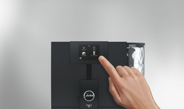 Kaffeemaschine, Espresso, Becherspender, Touchscreen, Schwarz