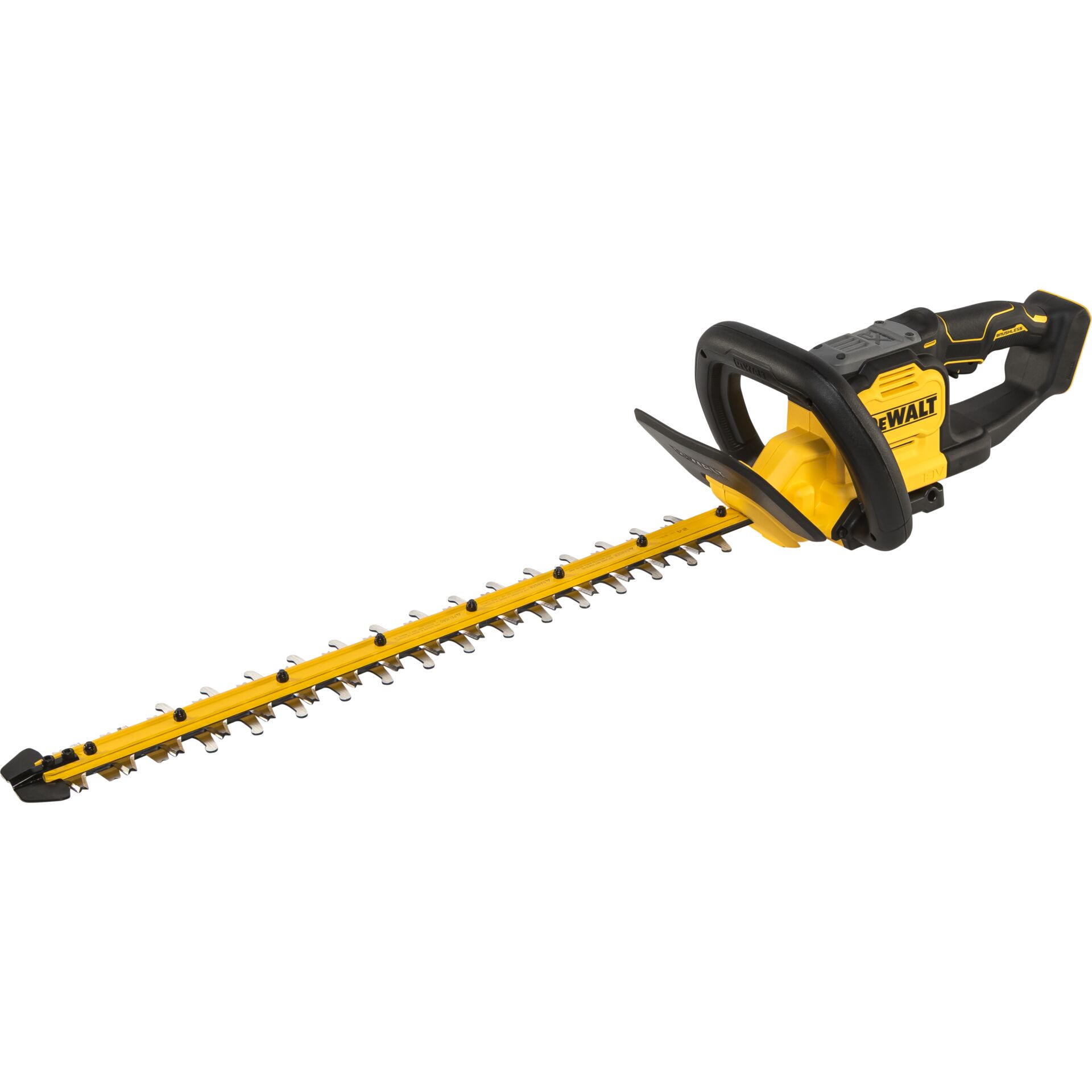 Heckenschere, Gartenwerkzeug, Akku-Heckenschere, Schnittklinge, Gelb-Schwarz