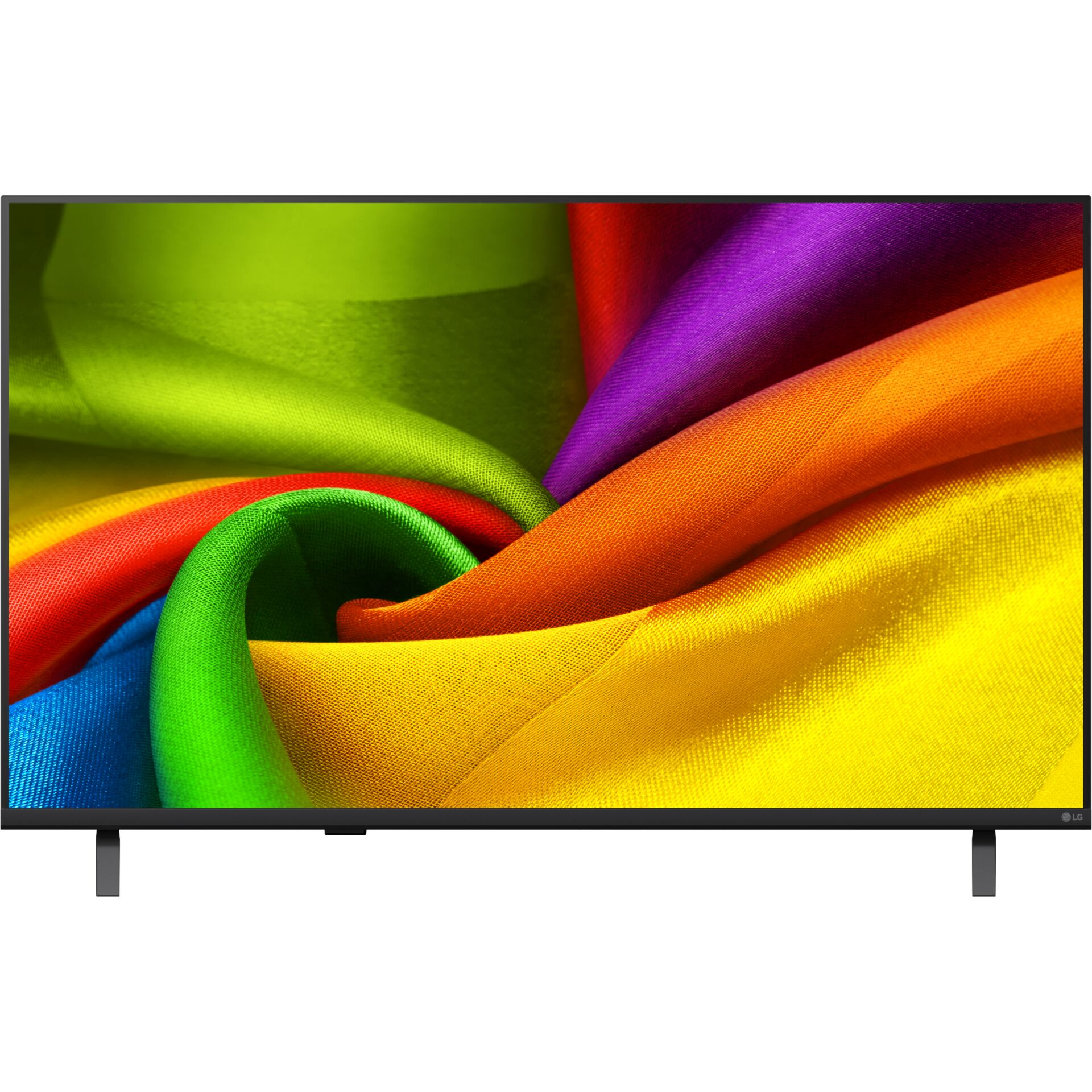  Fernseher, LED, Smart TV, Flache Bildschirm, Buntes Stoffmuster