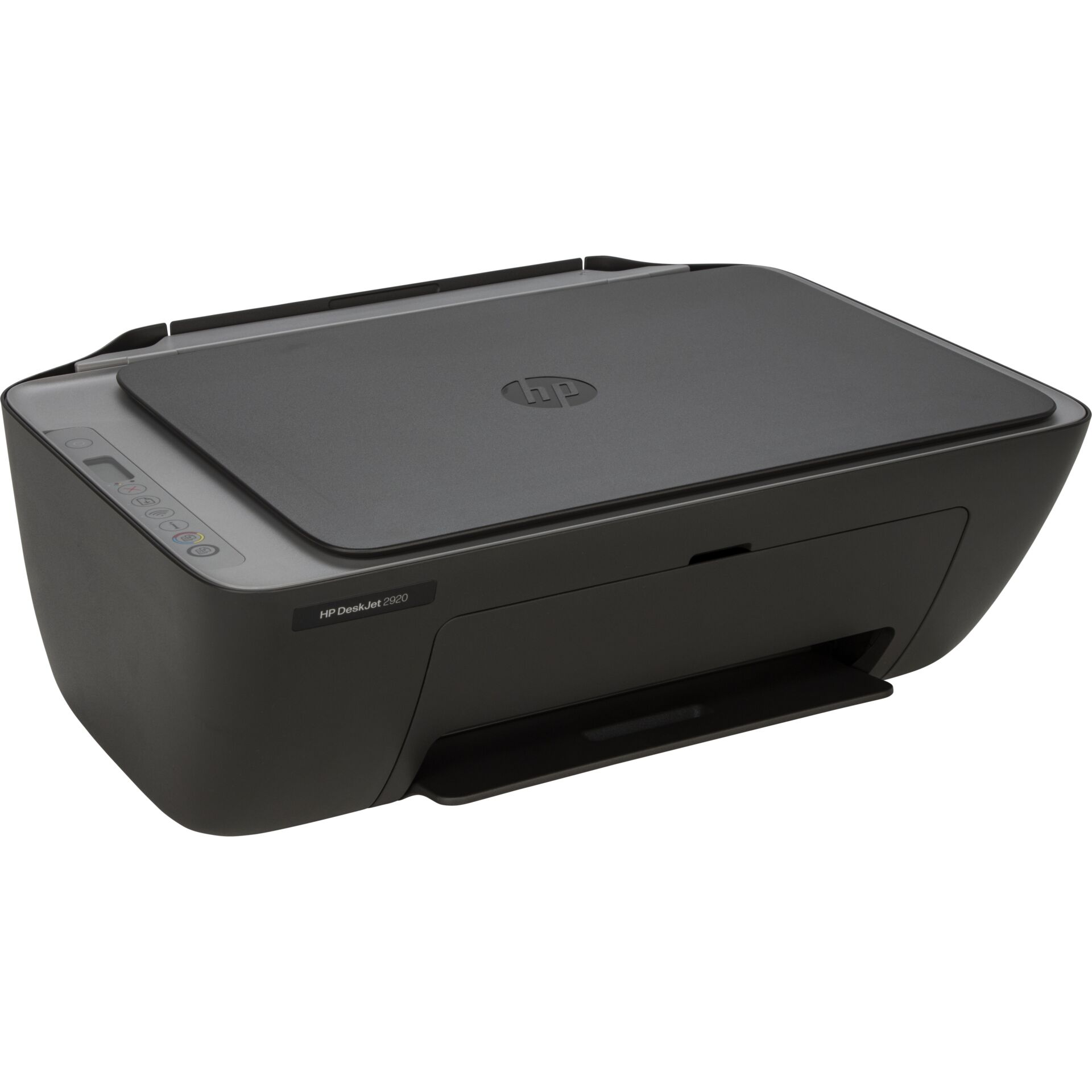 Computerausrüstung, Elektronik, Hardware, Maschine, Drucker, Tintenstrahldrucker, All-in-One?, HP DeskJet 2920, Schwarz, Papierfach
