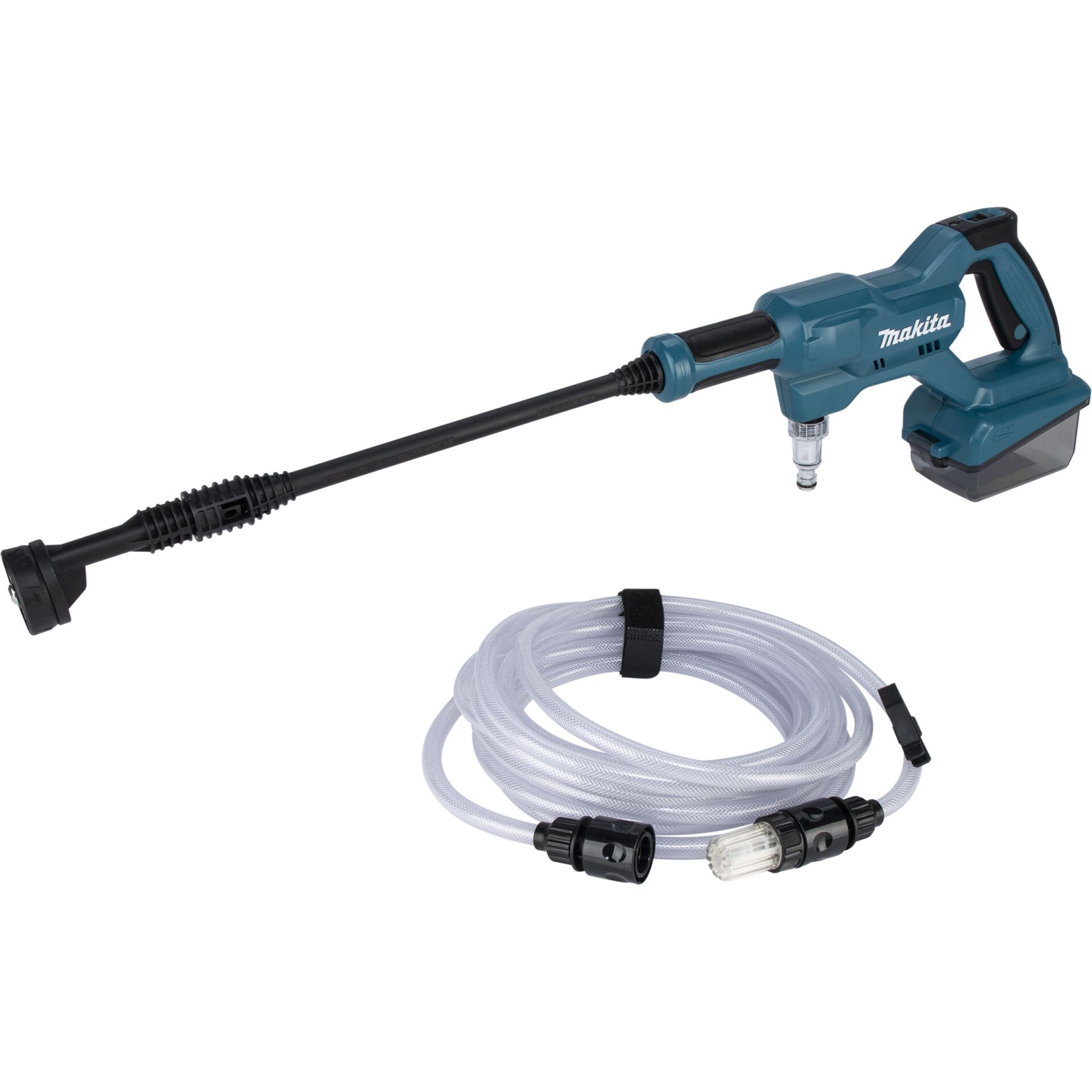 Akku-Druckpumpe, Druckpistole, Bohrmaschinenpumpe, Transparente Schlauch, Makita-Komponenten