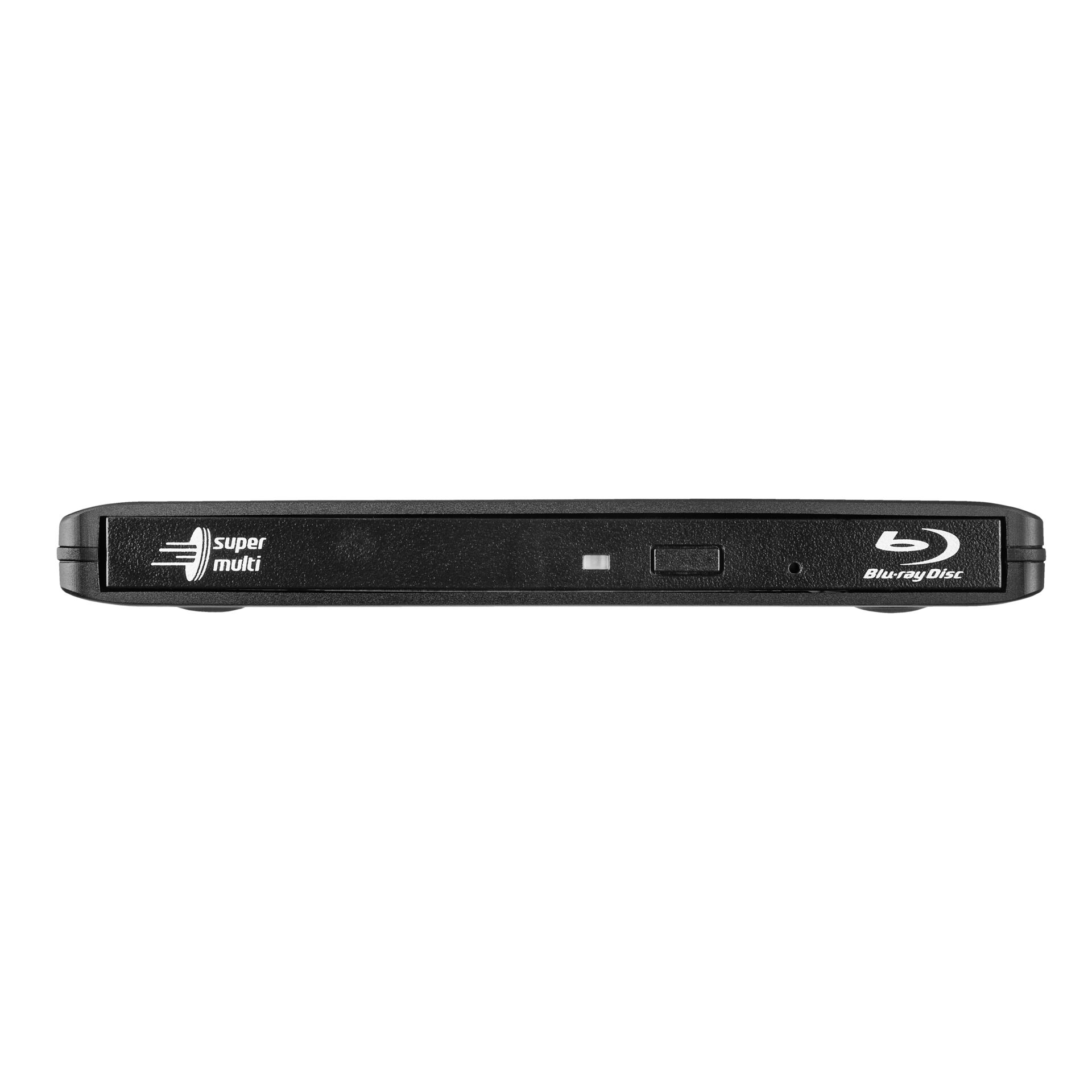 Blu-ray Disc, Player, Front panel, Schwarz, Flach