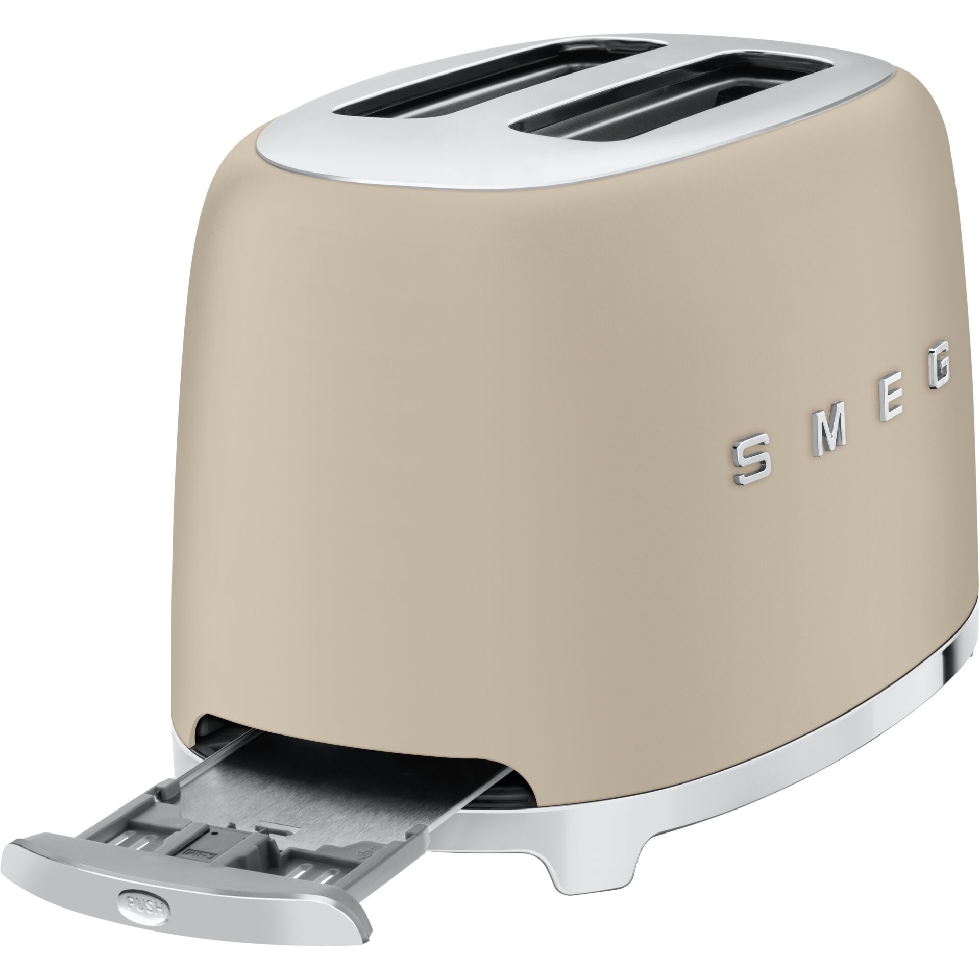 Toaster, Beige, Zweischlitz, Kompakt, Smeg