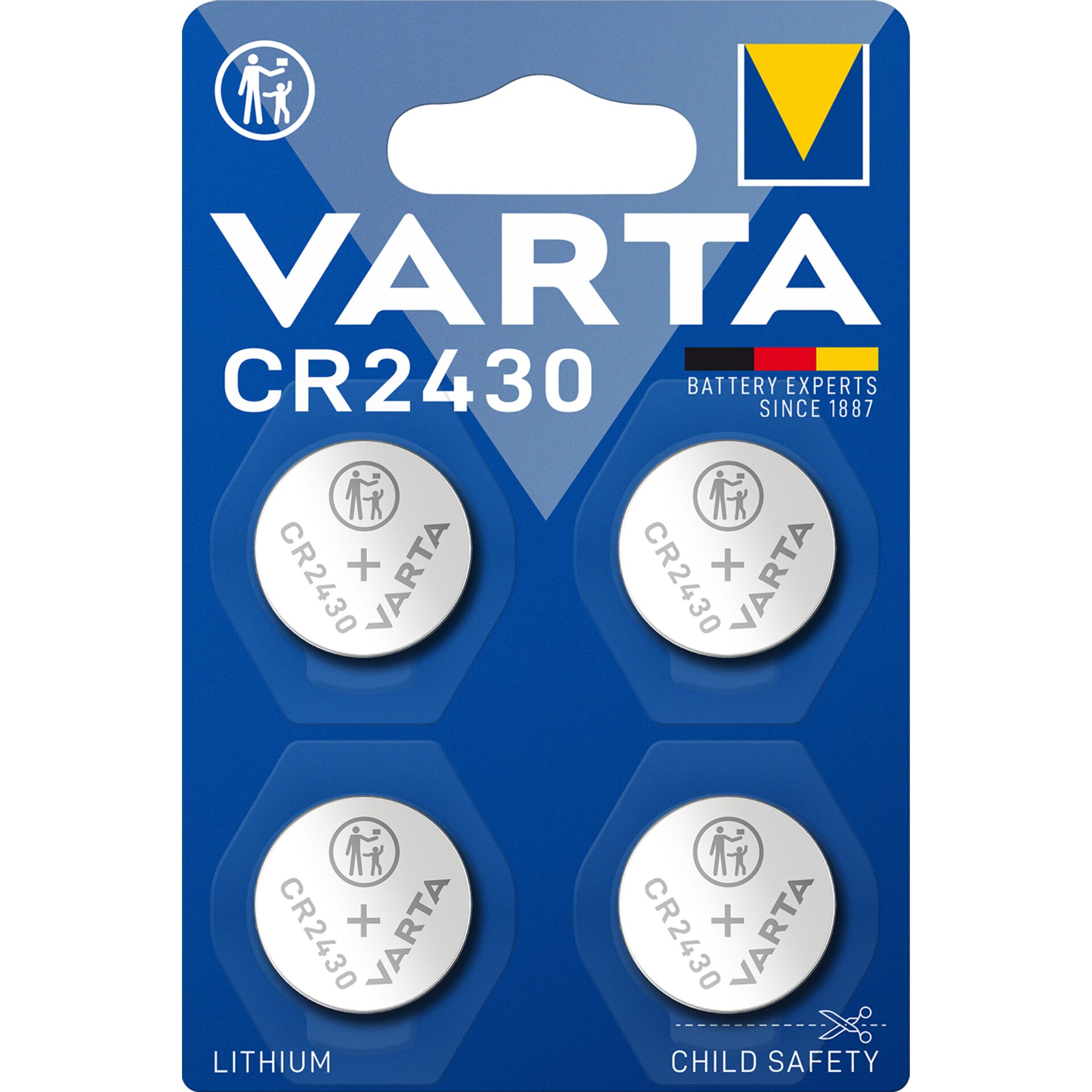 1x4 Varta electronic CR 2430  06430101404