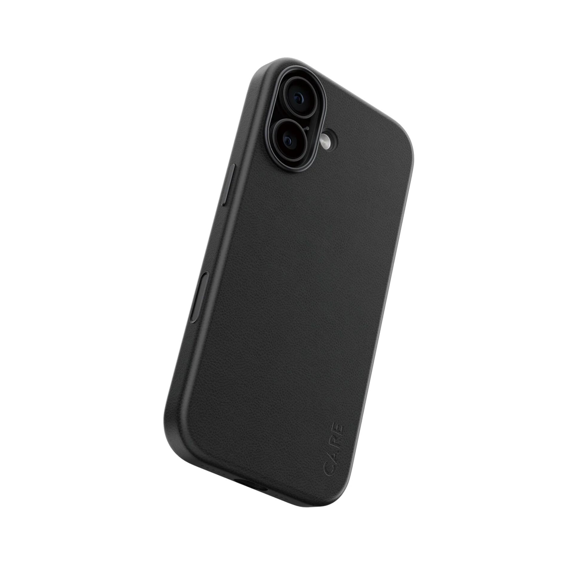 Hülle, Kunstleder, Schwarz, Kameraausschnitt, iPhone, Weichschein, CYPE