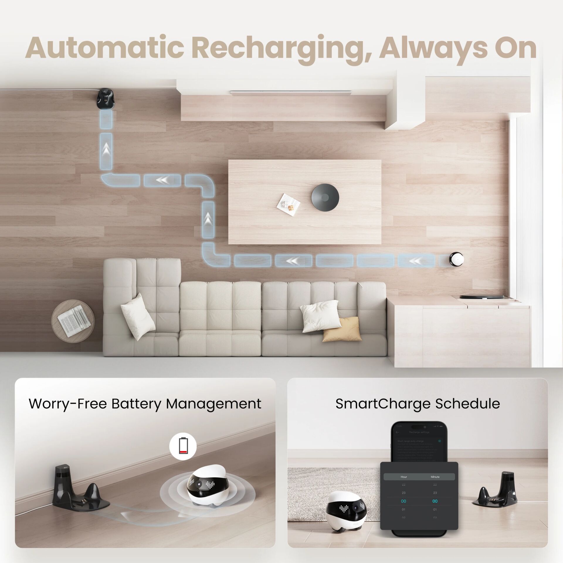robot, Ladestation, Zuhause, Laden, Smart