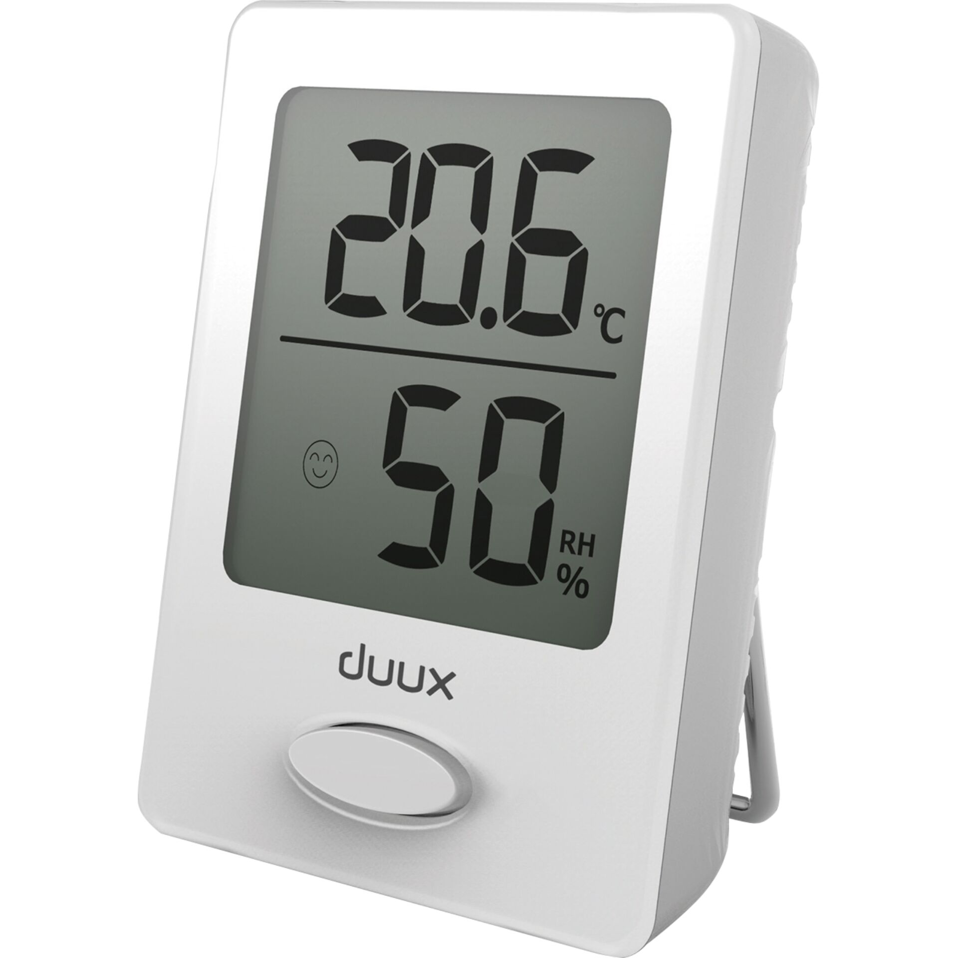 Digitalthermometer, Thermometer, Digitalanzeige, Feuchtigkeitsmesser, Weißes Gerät