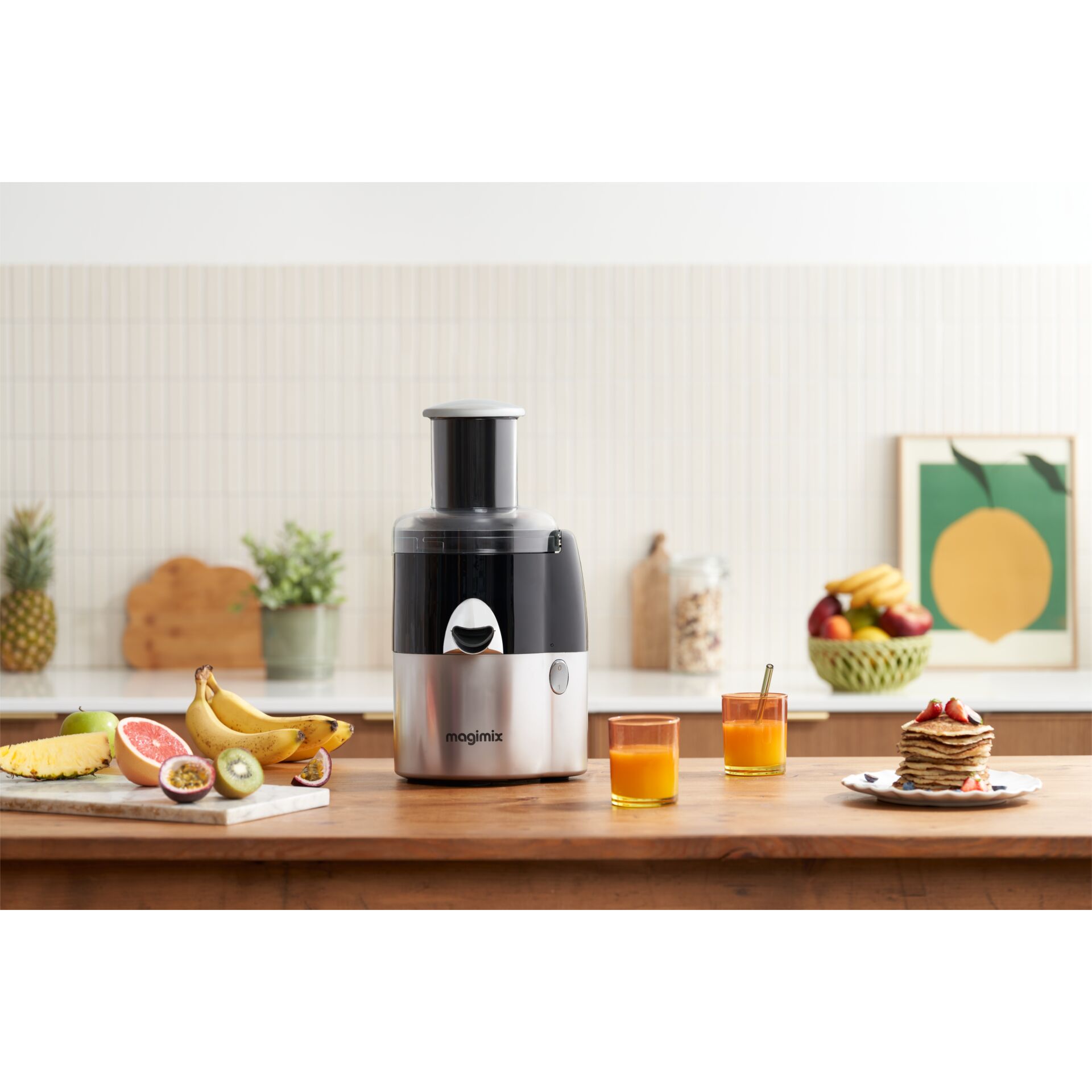 Band, Entsafter, Juicer, Küchenmaschine, Silber, Schwarz