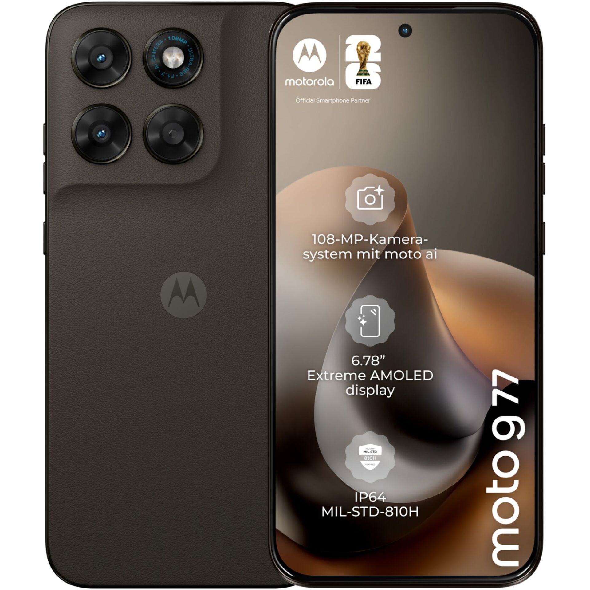 Smartphone, Quad camera, Schwarz, OLED-Display, 6,7 Zoll