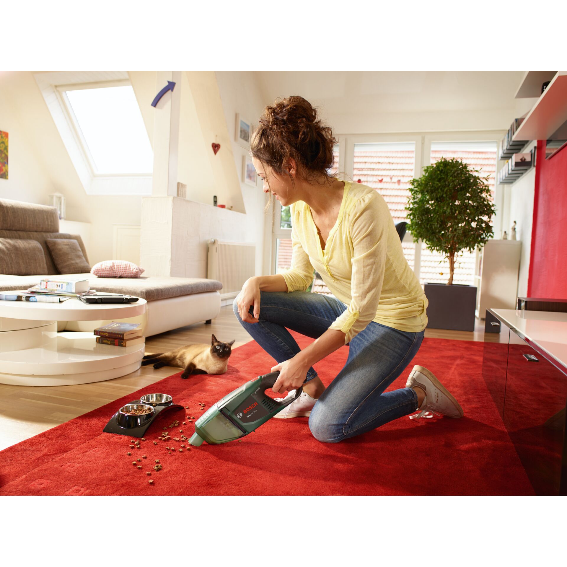Innenarchitektur, Inneneinrichtung, Wohnzimmer, Teppich, Person