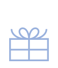 gift, box, present, wrap, box with ribbon
