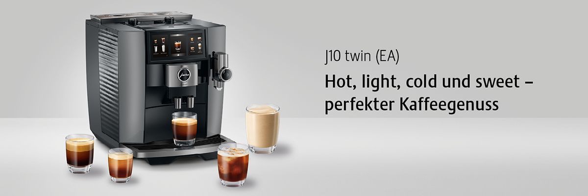 Kaffeemaschine, Espressor, Brüher, J10 twin, Kaffeegetränk