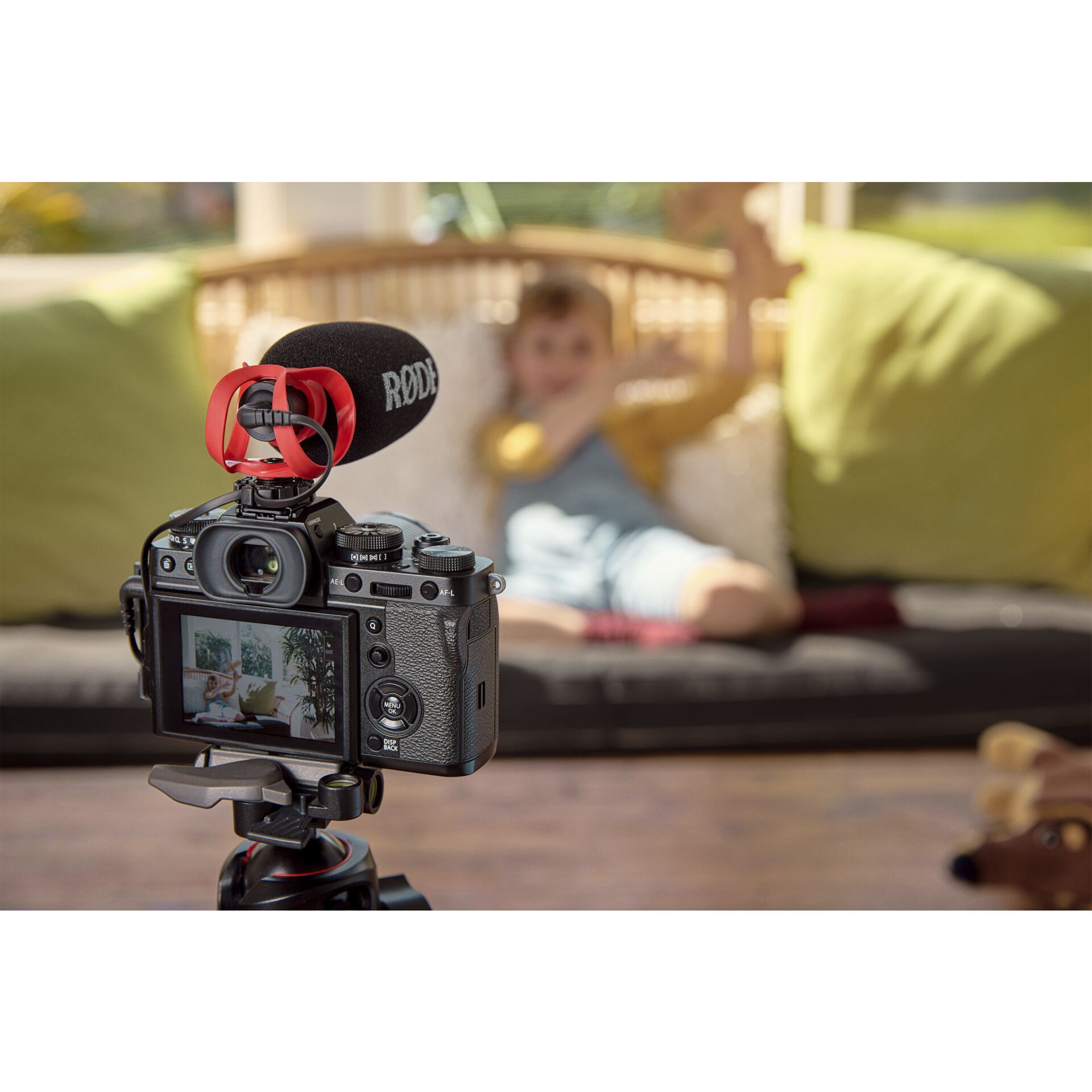 Photographie, Kamera, Videokamera, Couch, Person