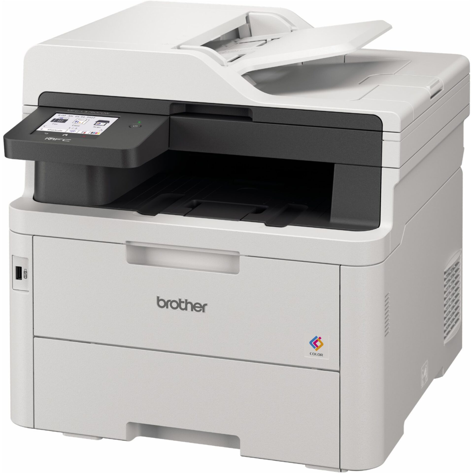 Drucker, Multifunktionsdrucker, Brother, Laser, Weiß