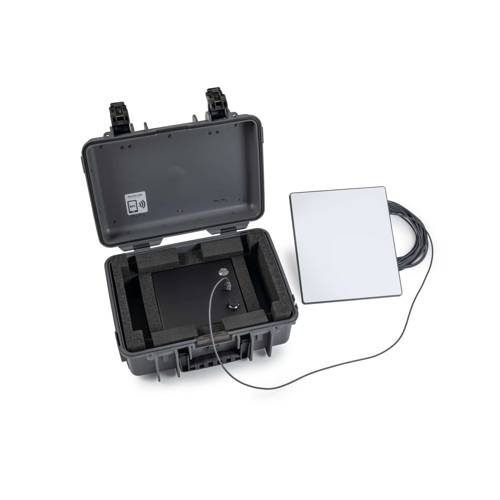 Kasten, Schutzhülle, Antennenführung, Außenbox, Kabel