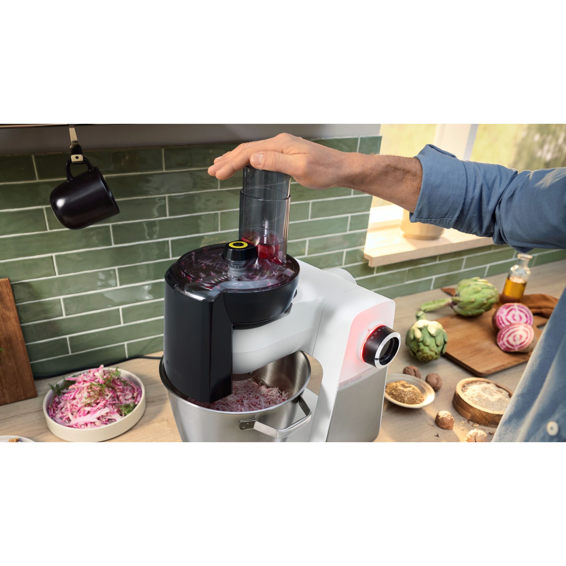 Kochen, Zutaten mischen, Tasse