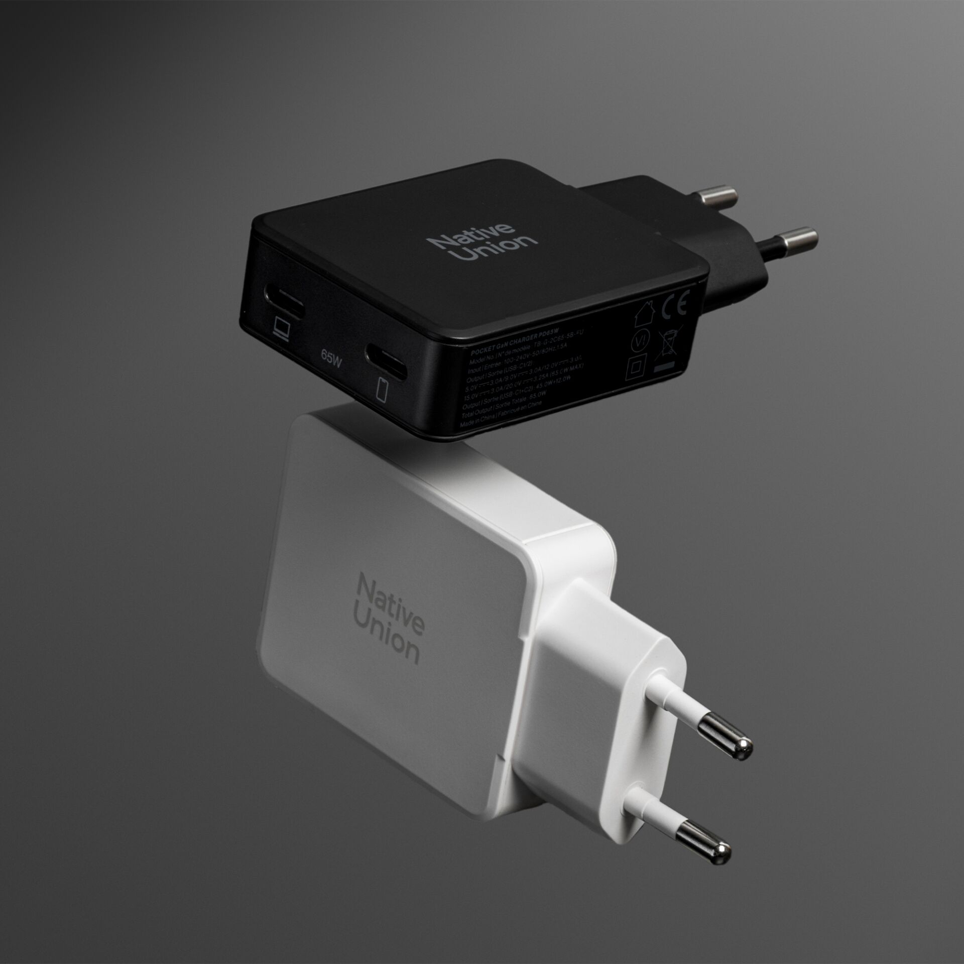 Ladegerät, USB-C, 65W, Reiseadapter, Netzteil