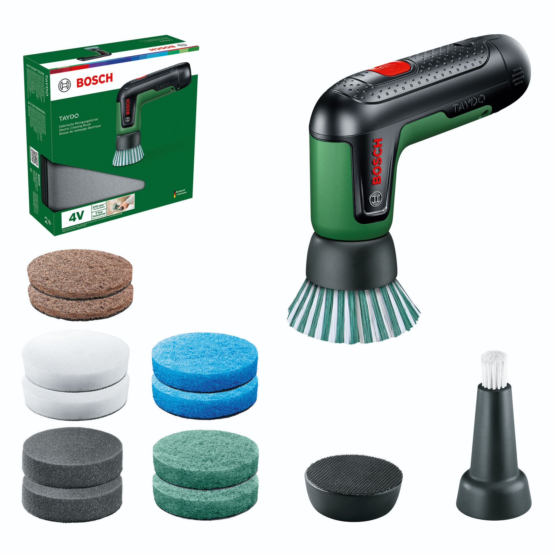 Schwingschleifer-Set, Bosch, Taydo, Reinigungsset, Köpfe