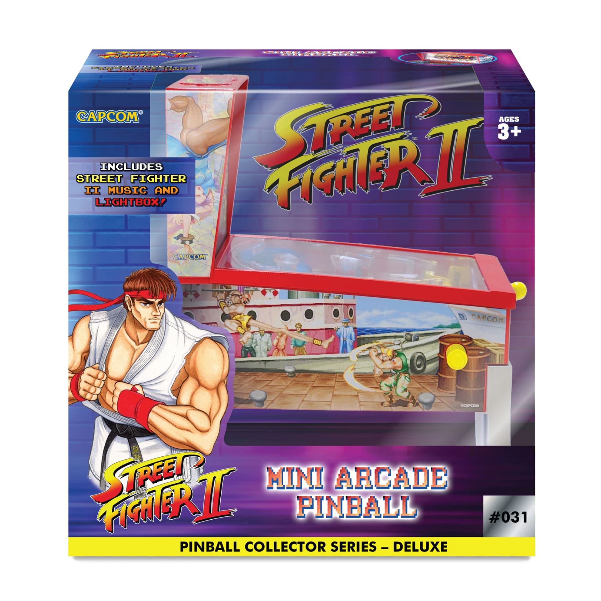 Mini Arcade, Pinball, Street Fighter II, Capcom, Retro-Spiel