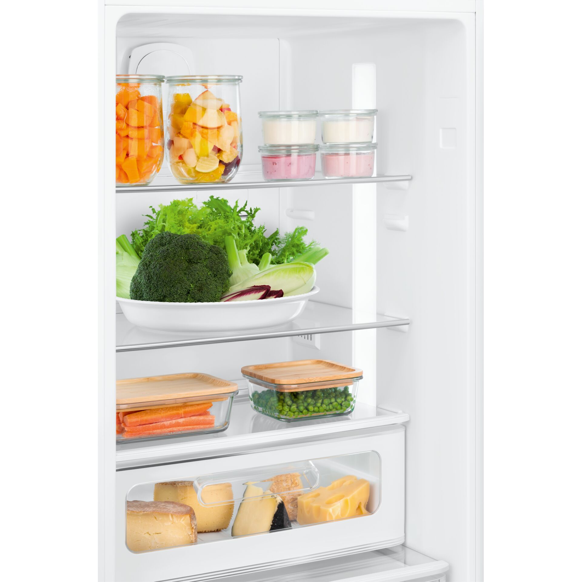 Kühlschrank, Frische, Gemüsefach, Gläserfächer, Frischehaltung