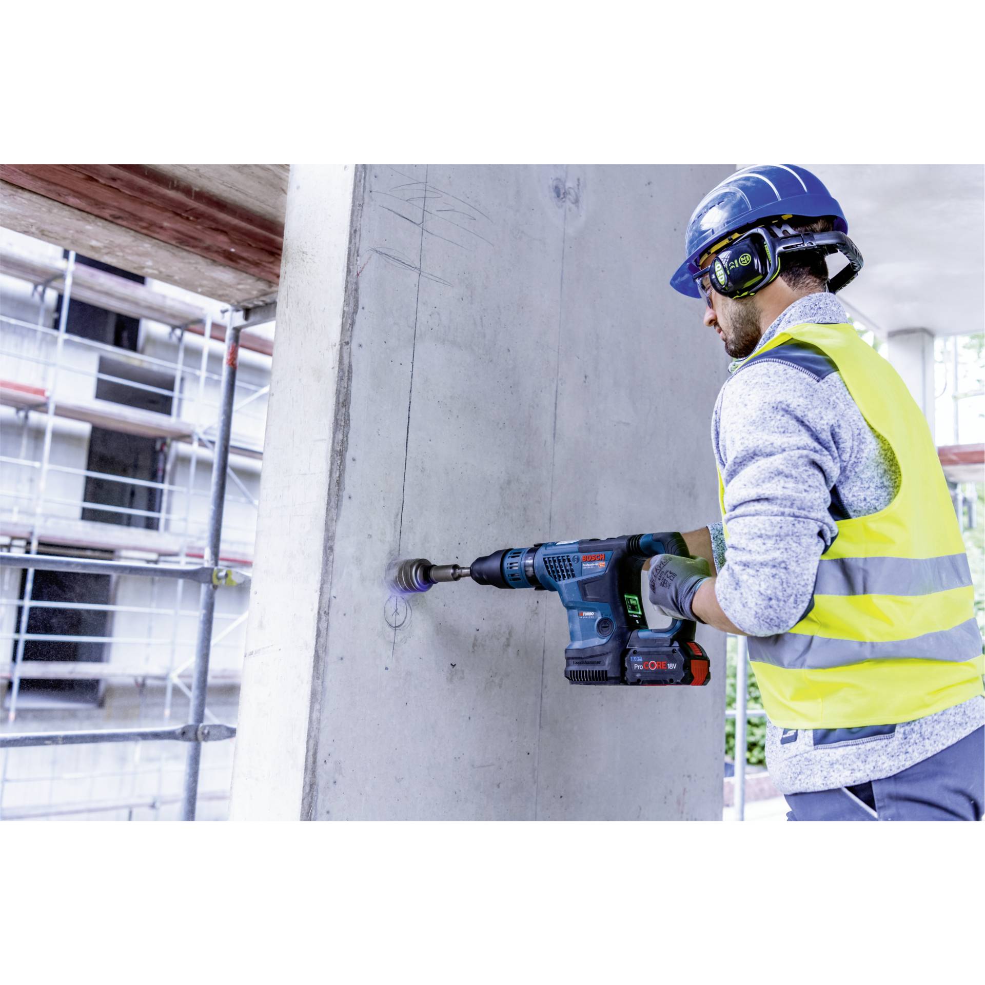 Person, Arbeiter, Gerät, Elektrische Bohrmaschine, Werkzeug