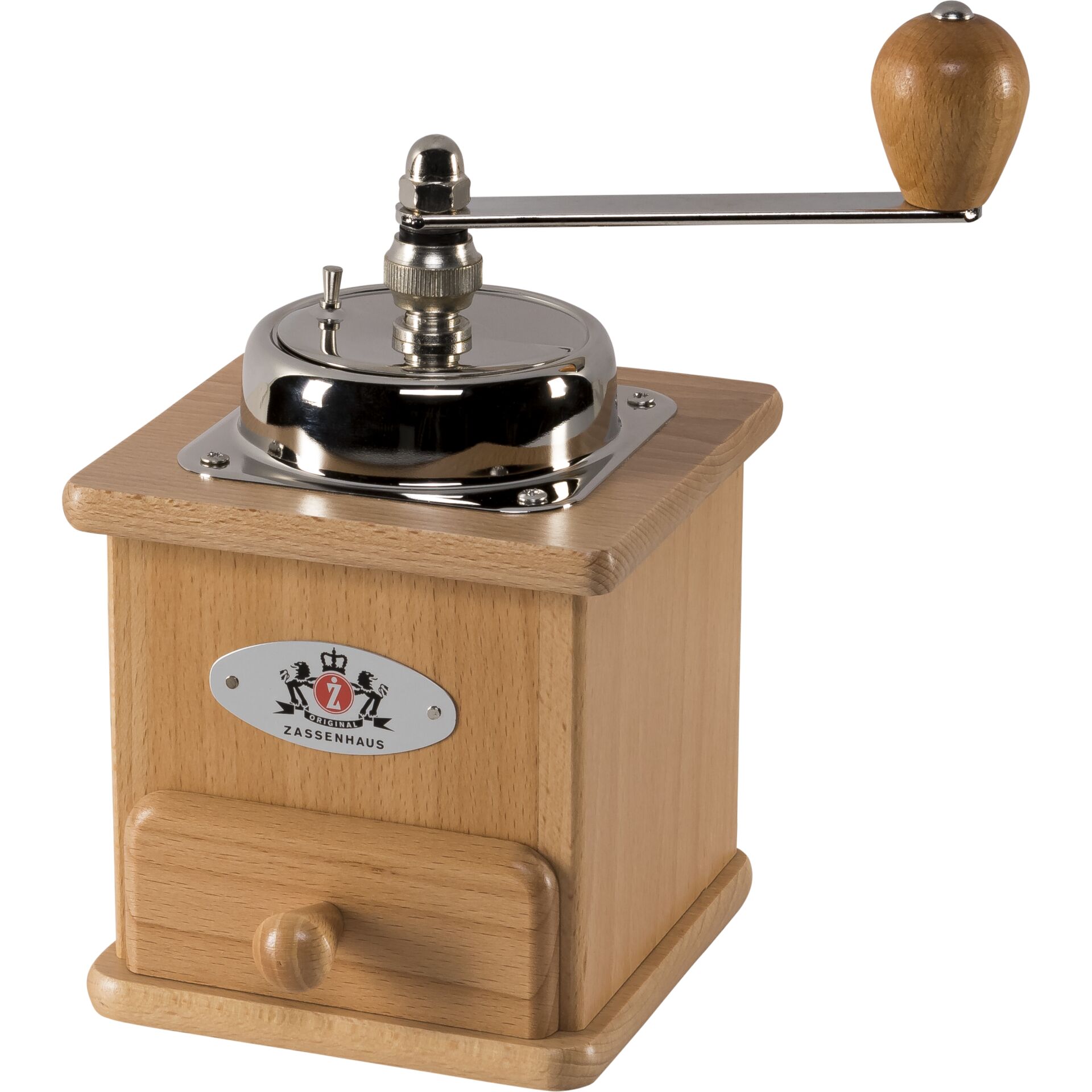 Zassenhaus Kaffeemühle  Brasilia Buchenholz natur