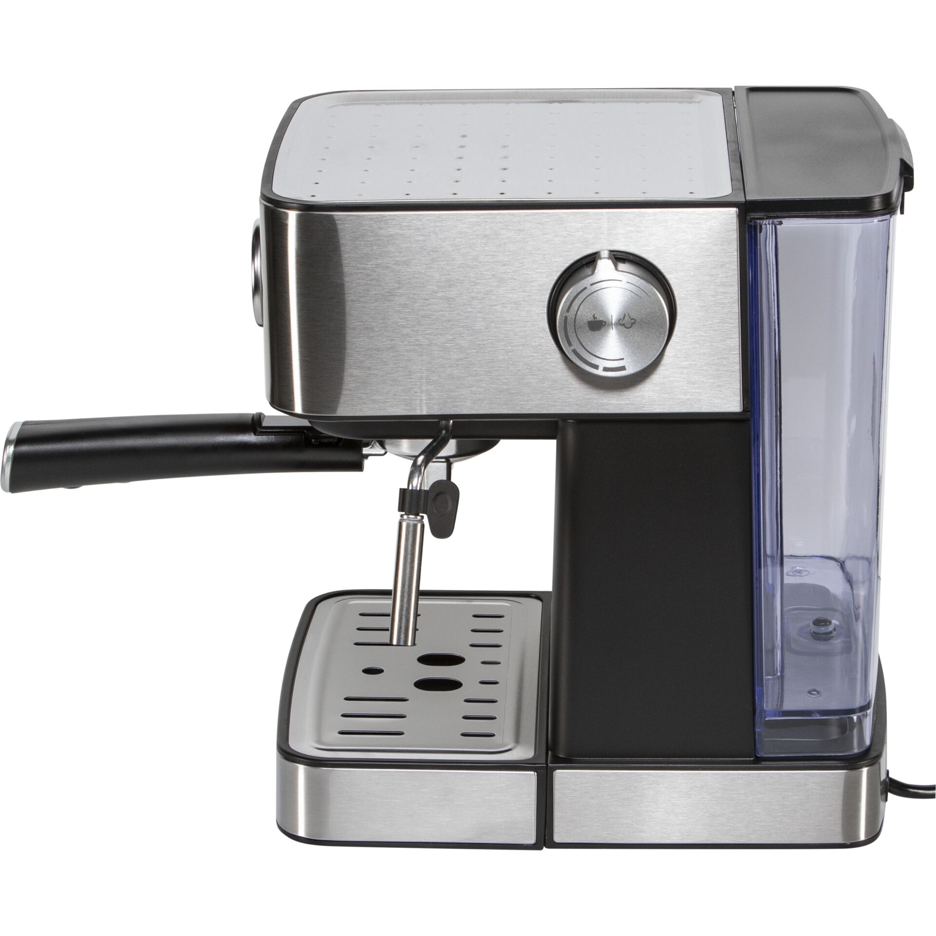 Espressomaschine, Kaffeemaschine, Portafilter, Metallisch, Tropfschale