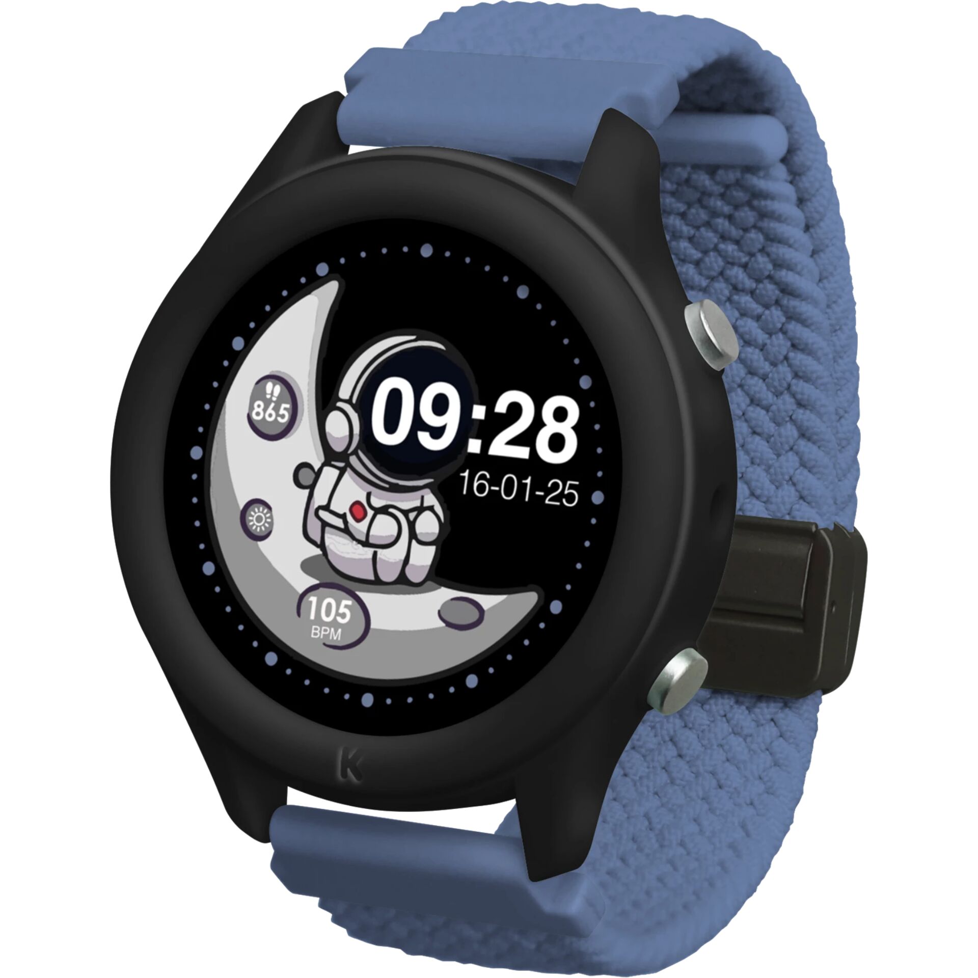 Smartwatch, Astronauten-Design, Digitales-Zifferblatt, Gummiarmband, Rutschfestes-Band