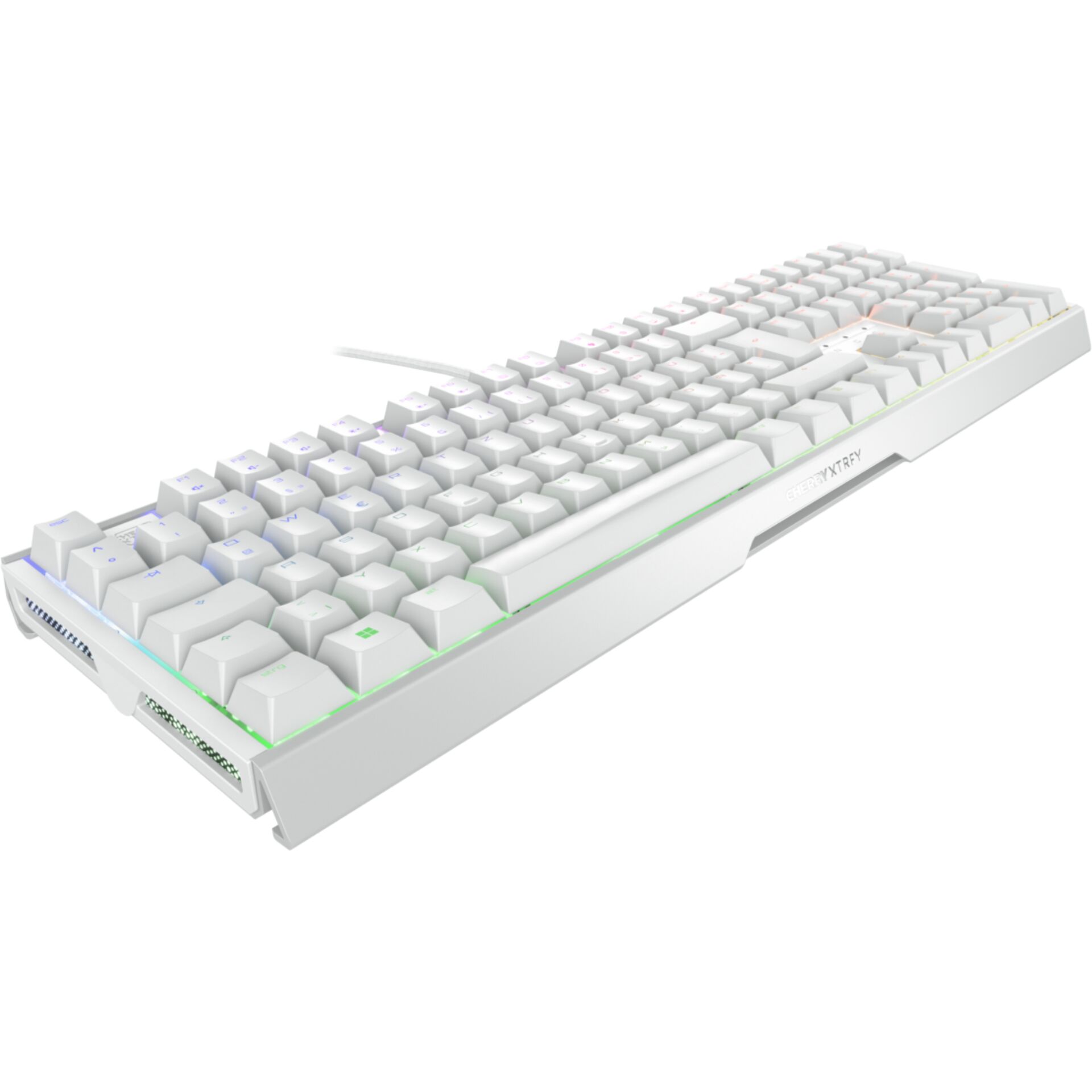mechanischer Tastatur, weiß, RGB-Beleuchtung, Tastatur mitRGB, Gaming-Tastatur