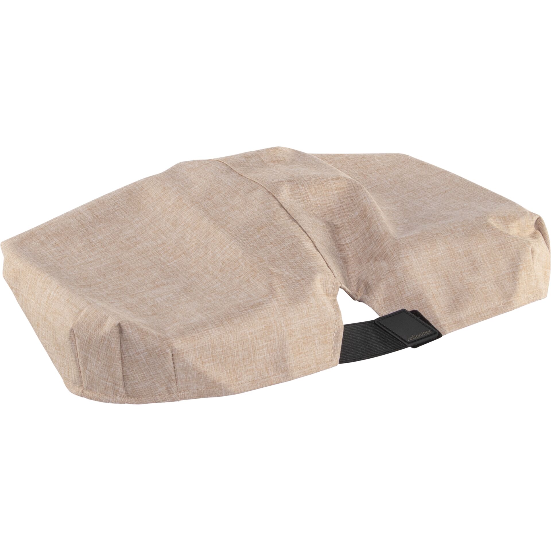 Nackenstütze, Reisetasche, Bezug Bequem, Gurtband, Beige