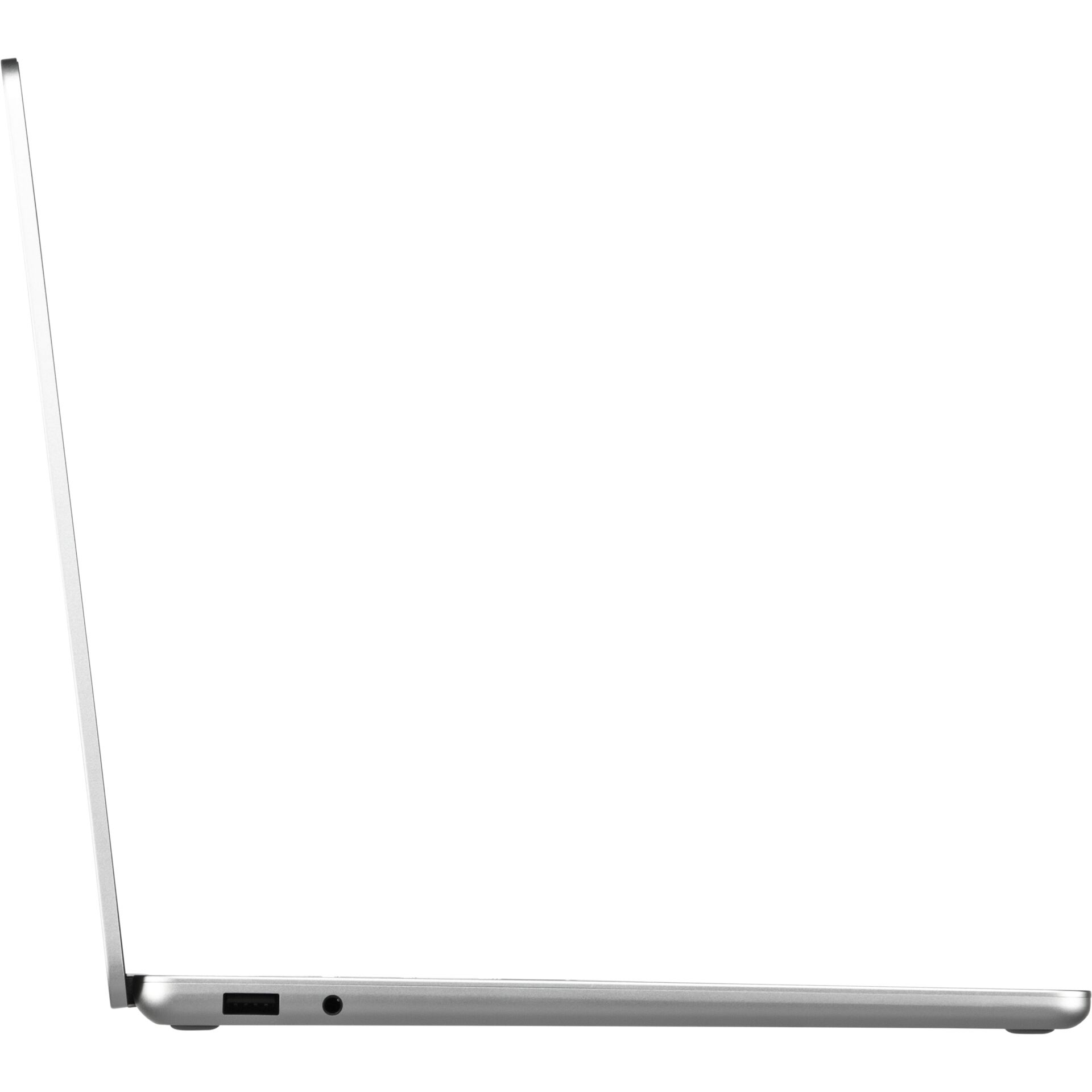 laptop, silber, Ultrabook, Seitansicht, dünne Bauweise
