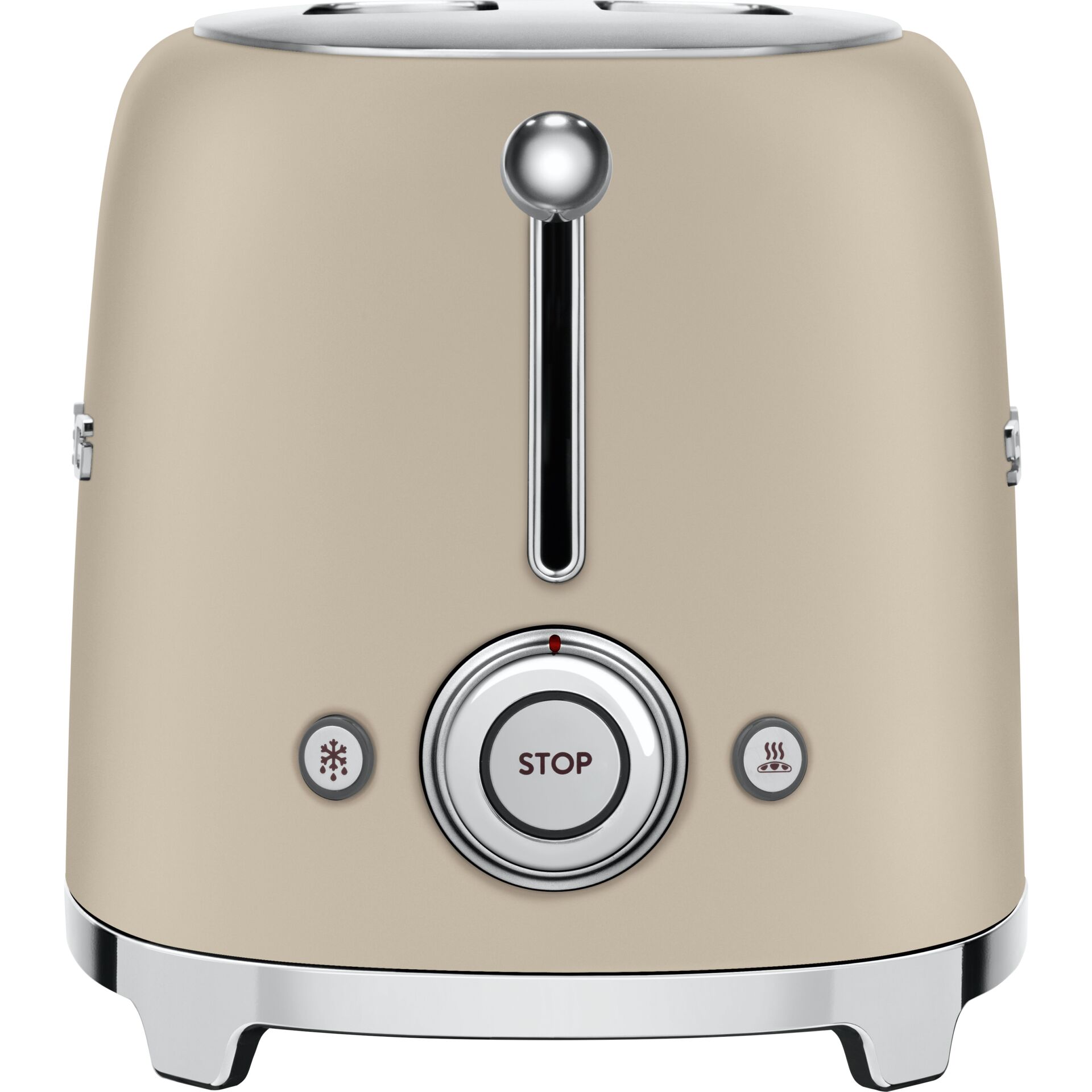Toaster, Beige, Retro, Stop-Taste, Crumb Tray