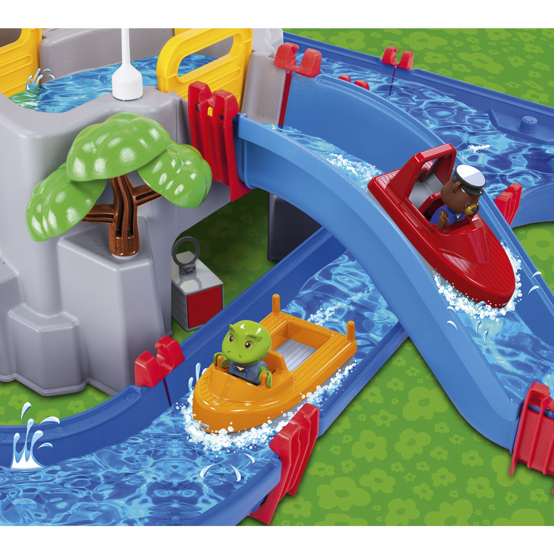Spielbereich, Person, Rutsche, Spielzeug, Wasser