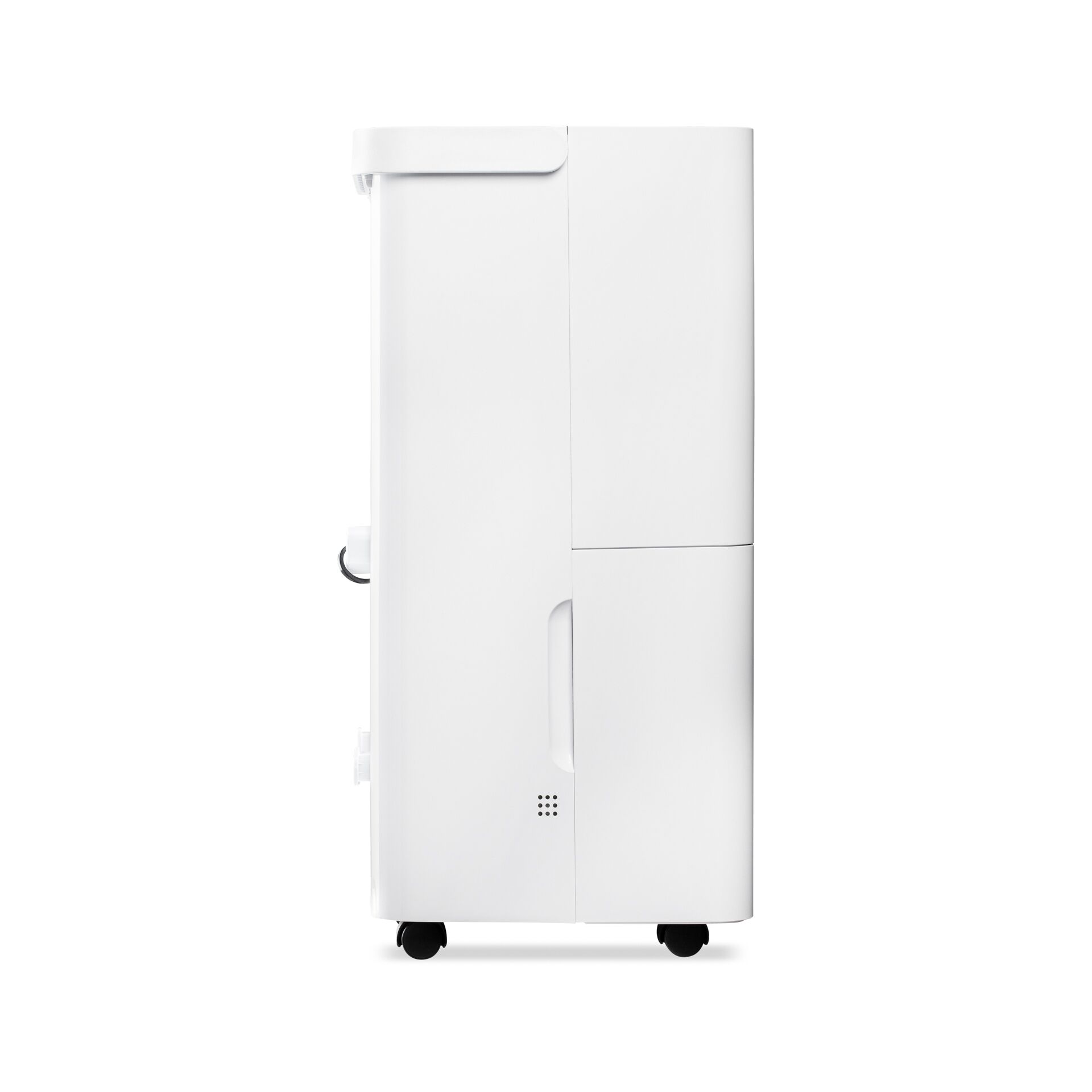 Kühlschrank, Weiß, Freistehend, Rollensystem, Seitentür