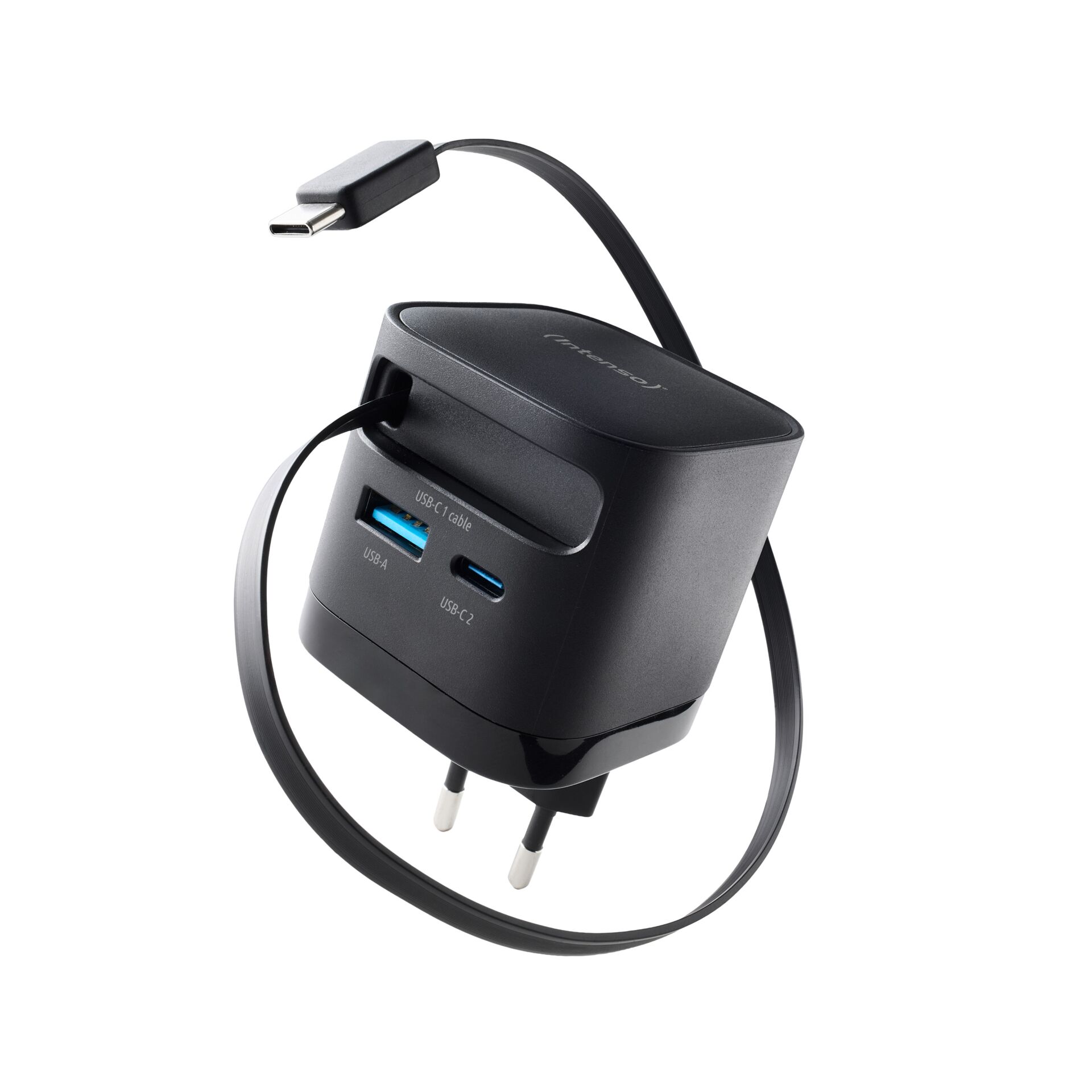 USB-Hub, USB-C-Hub, Mehrfachanschluss, Wandadapter, Drei Ports