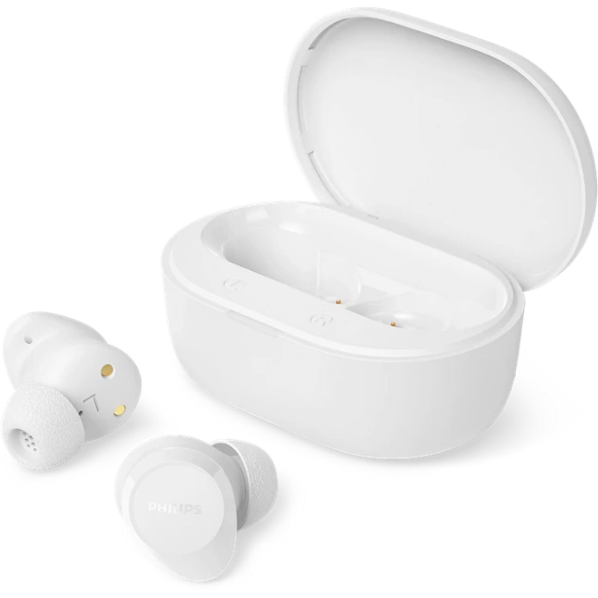 Kopfhörer, In-Ear, Bluetooth, Case, Weiß