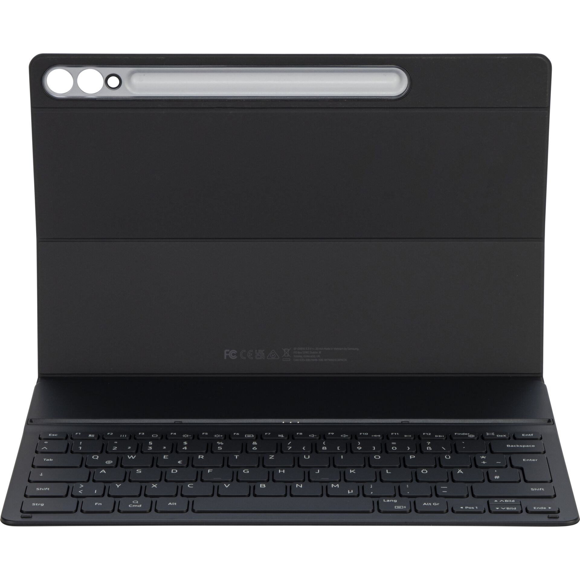 tablet, keyboard, schwarz, magnetischer anschluss, dock