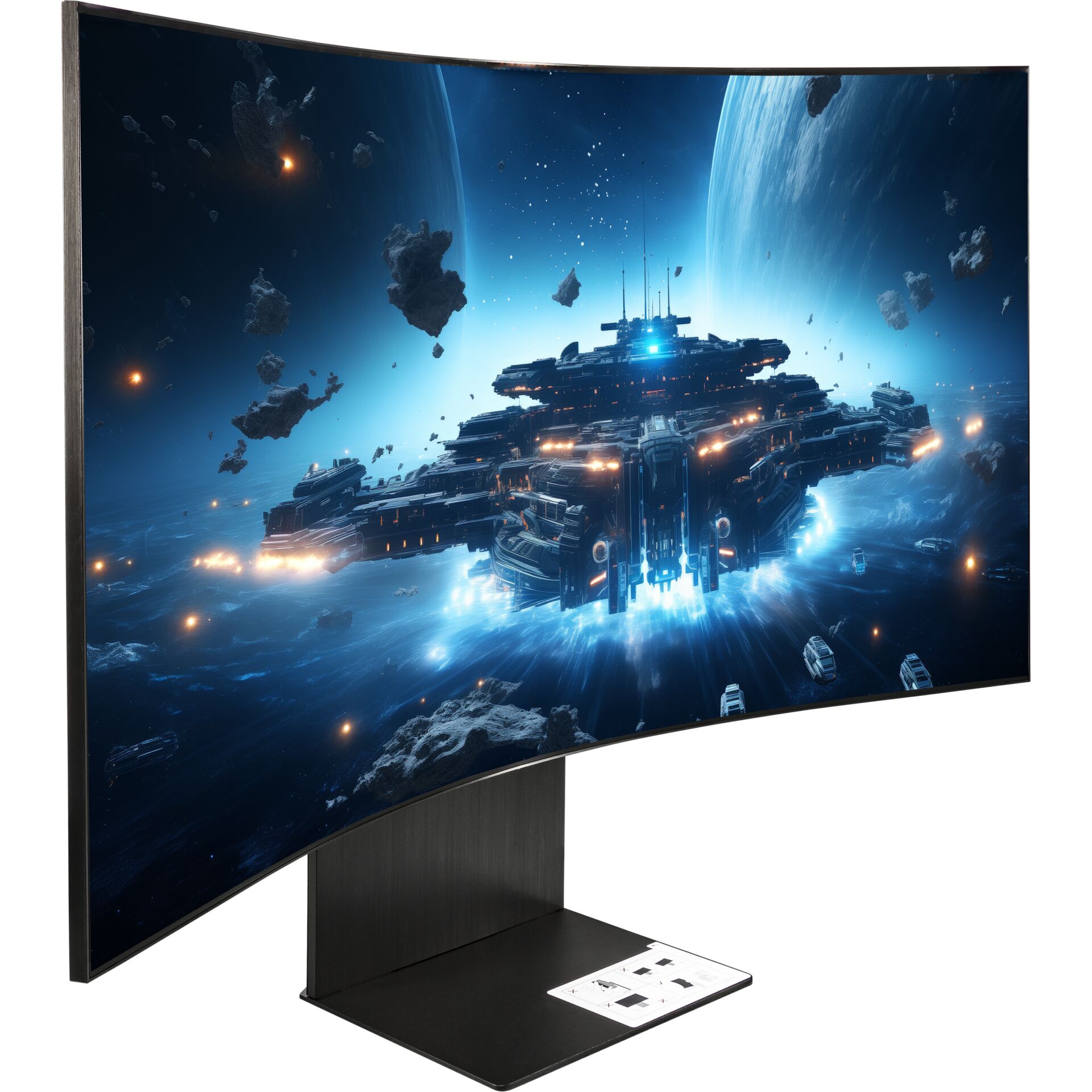 Bildschirm, Computer-Hardware, Computerausrüstung, Überwachen, Natur, Curved Monitor, LED Anzeige, Raumschiff-Szene, Gaming Monitor, Breiter Bildschirm