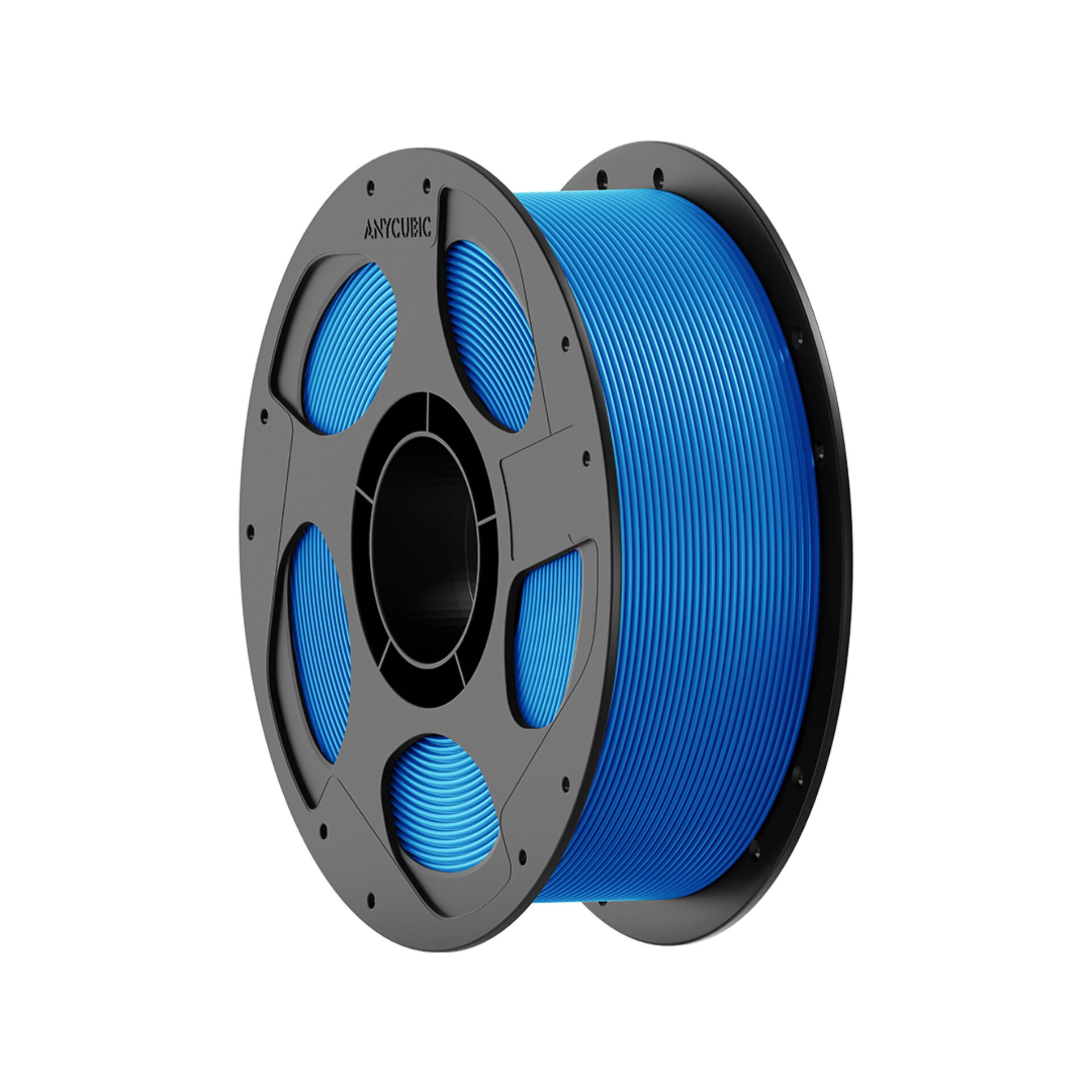 3D-Druck Filament, PLA Filament, blaues Filament, Spule, Filamentenrolle