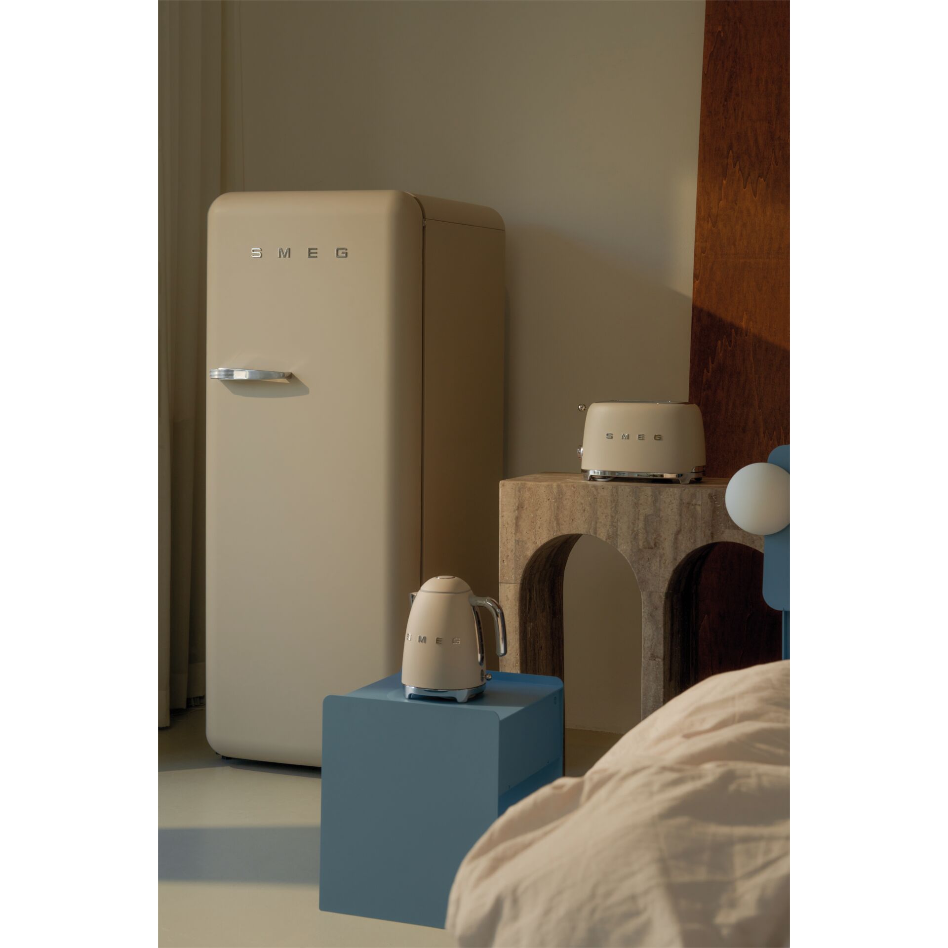Kühlschrank, Retro, Beige, Smeg, Küchenmaschine