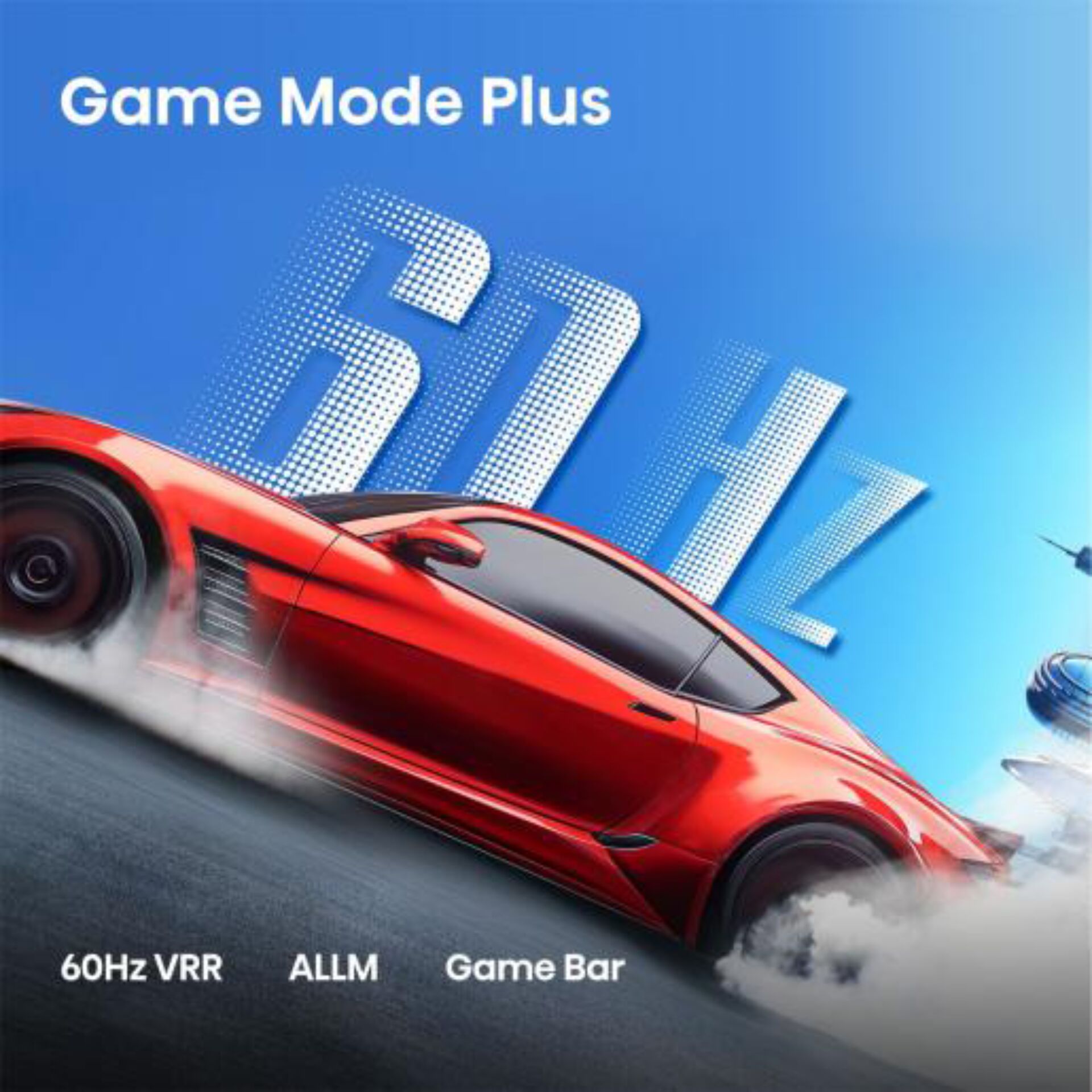 auto-driven, sportwagen, roter wagen, 60Hz VRR, game bar