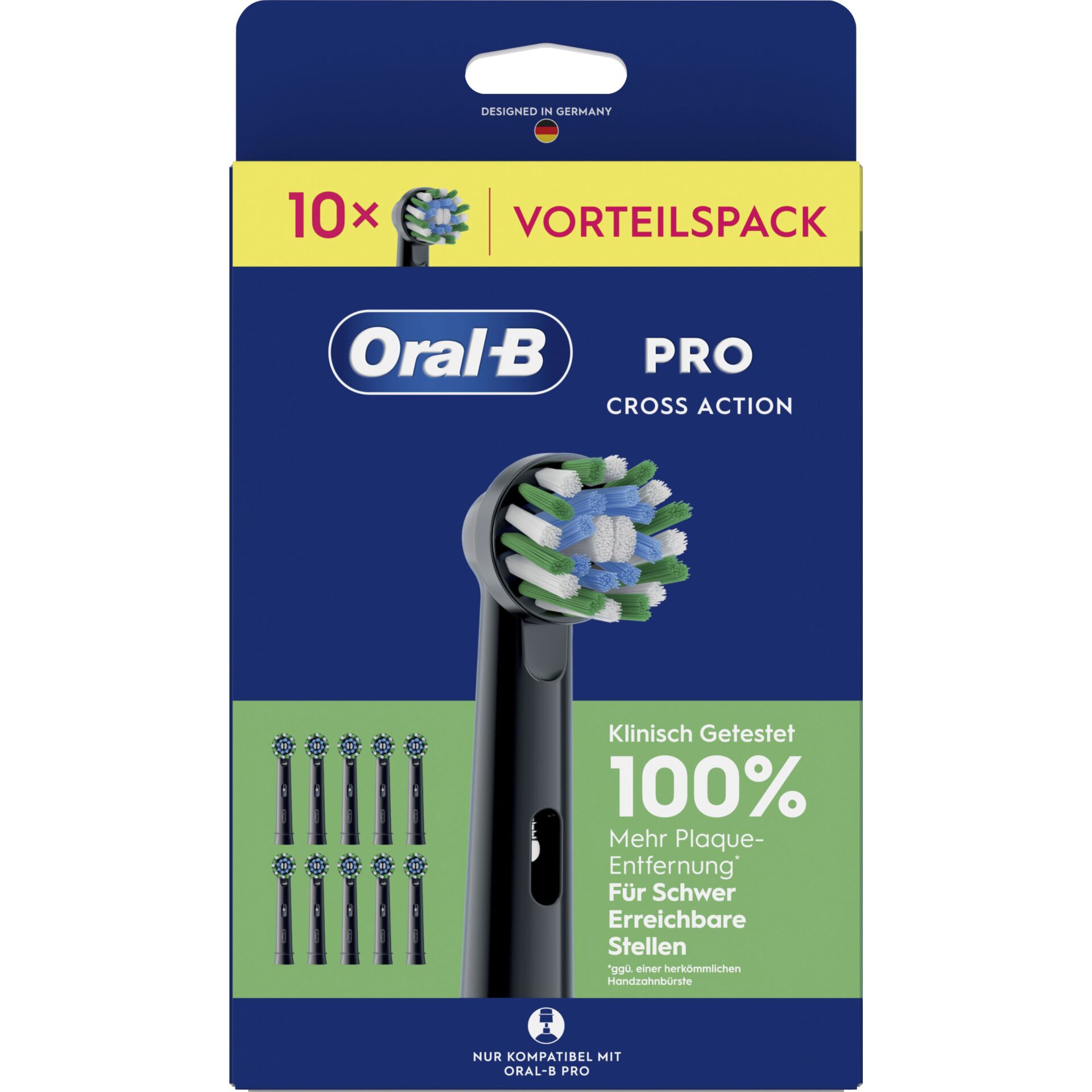 zahnbürstenaufsatz, zahnbürstenköpfe, Oral-B Pro Cross Action, Zahnpflege, Kopfwechselset